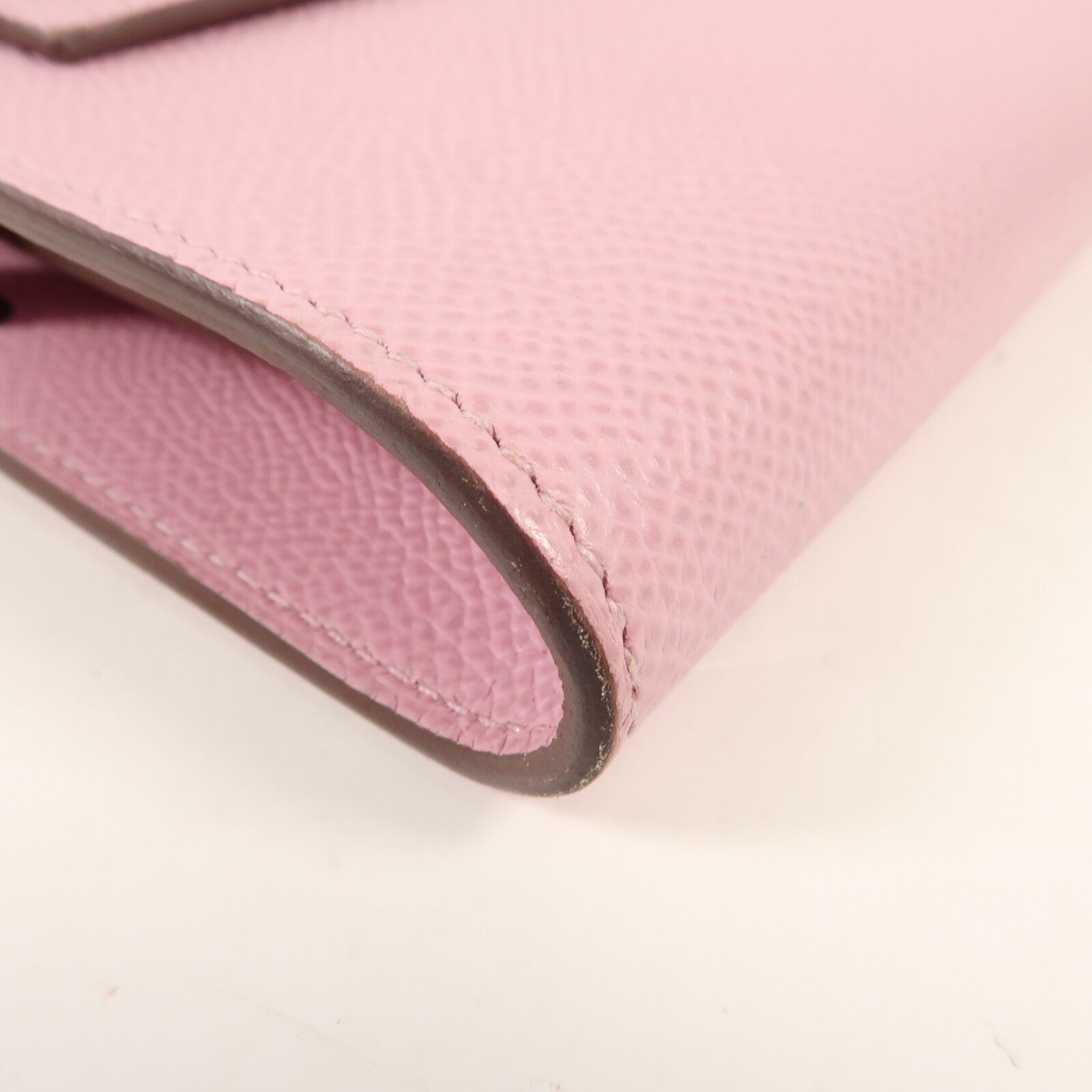 HERMES 【激減優惠】Epsom皮革Kelly To Go銀扣肩背袋Mauve Sylvestre