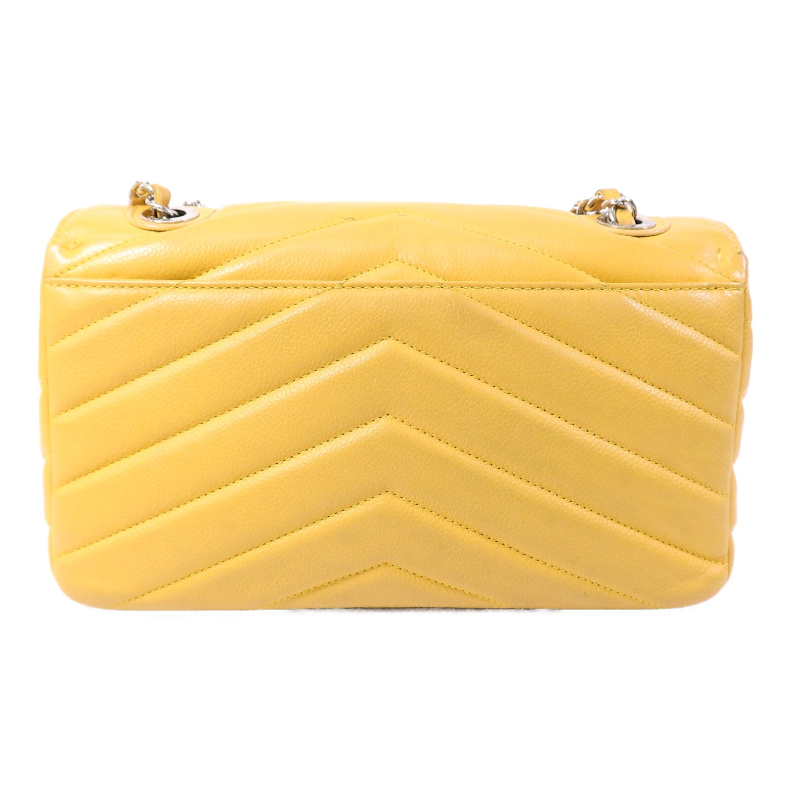 CHANEL 牛皮皮革Chervon Classic Flap鏈帶肩背袋