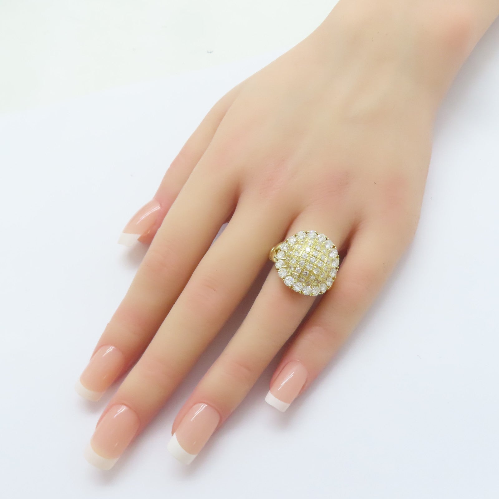 JEWELRY 【激減優惠】18K黃金Diamond Ring 2.63ct鑽石戒指US#6.75