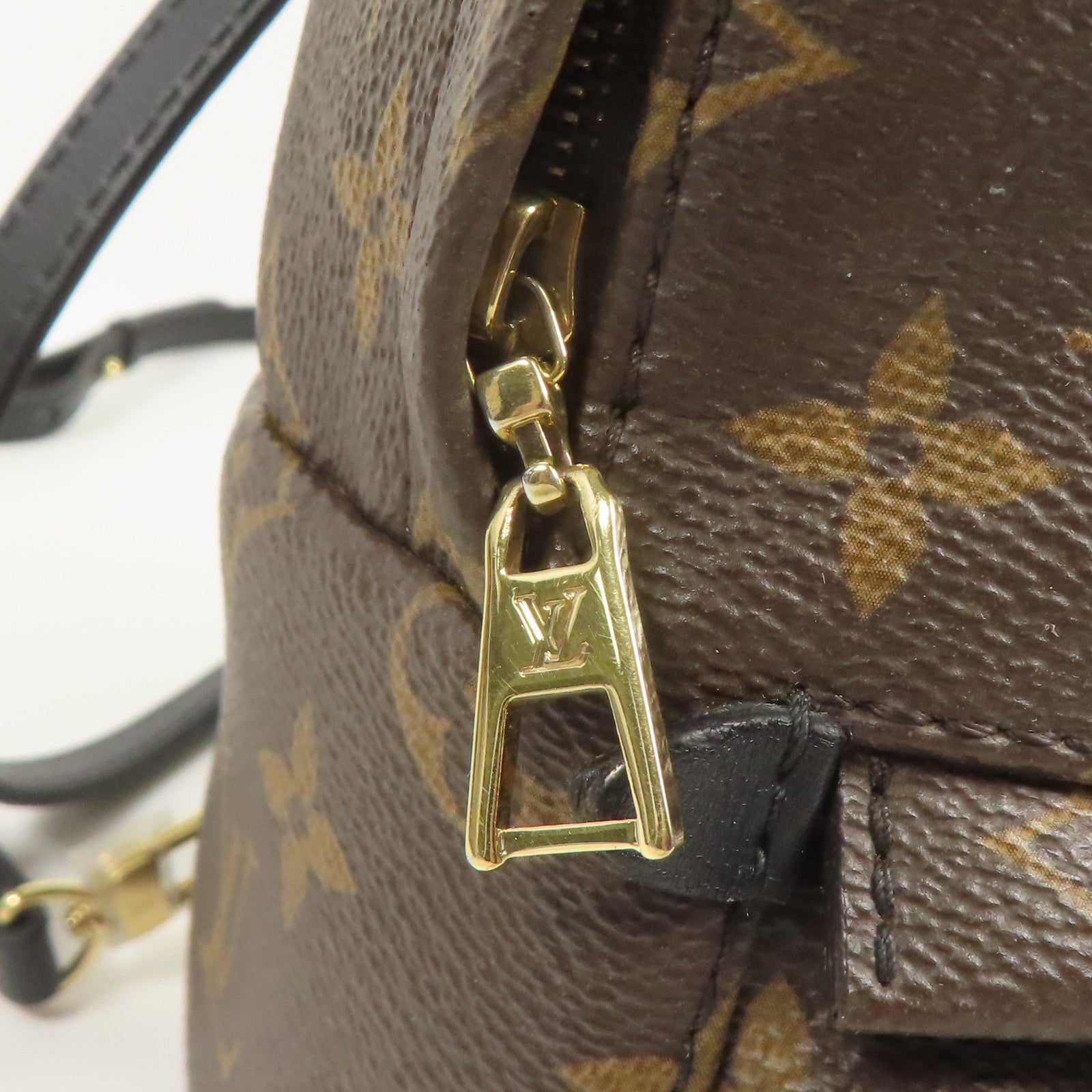 LOUIS VUITTON LV GHW Palm Spring Mini Backpack Monogram M44873 Brown