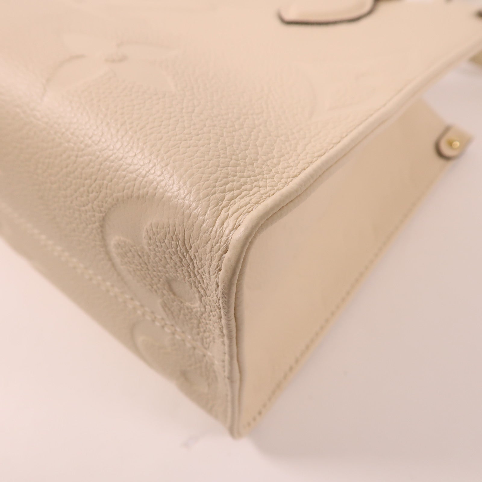 LOUIS VUITTON Monogram Empreinte On The Go PM金扣手挽肩背兩用袋