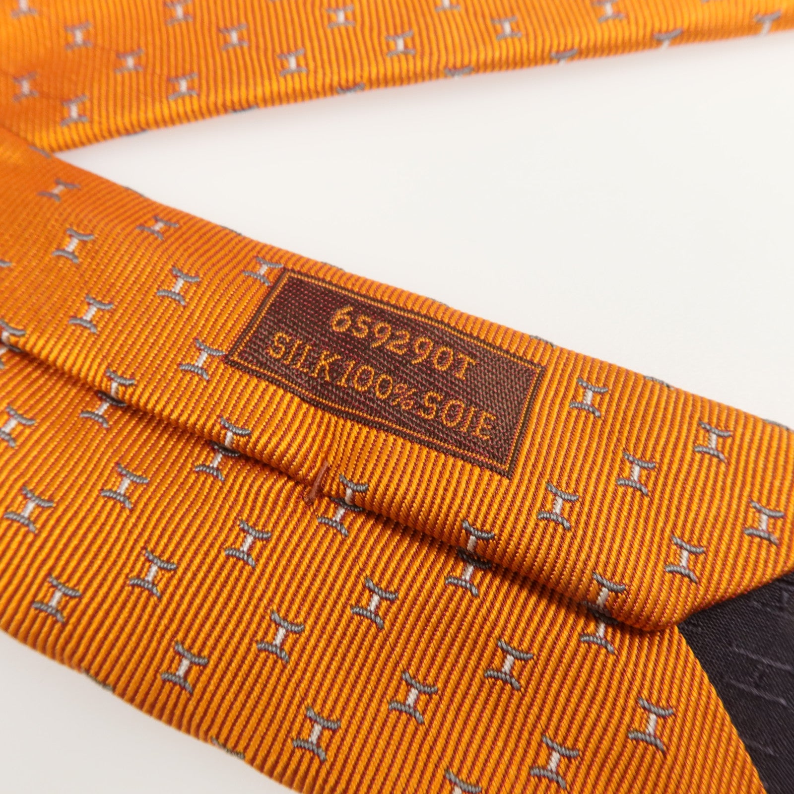 HERMES 絲質Necktie領帶