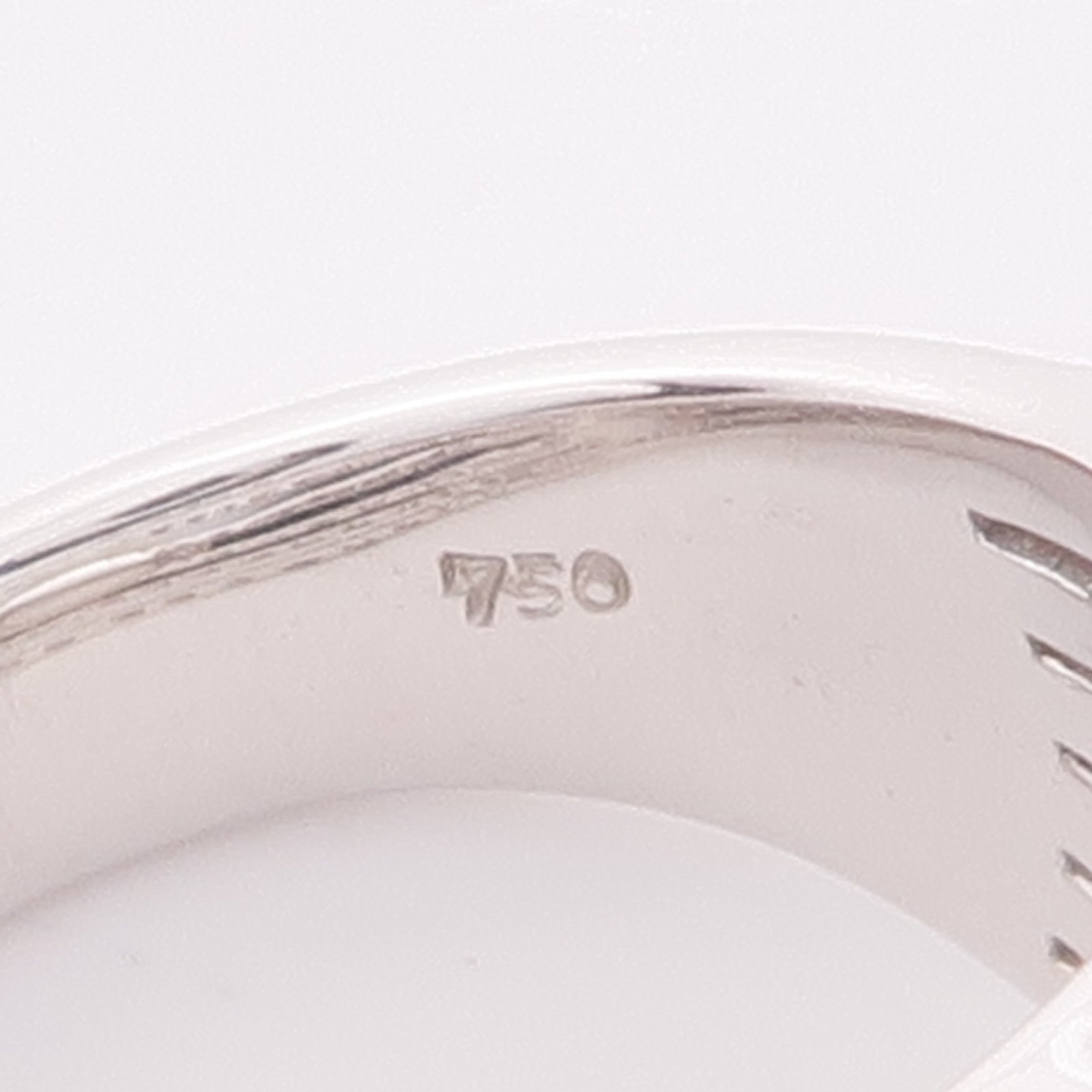 JEWELRY 18K白金Pearl Diamond Ring珍珠/鑽石戒指US#5.5