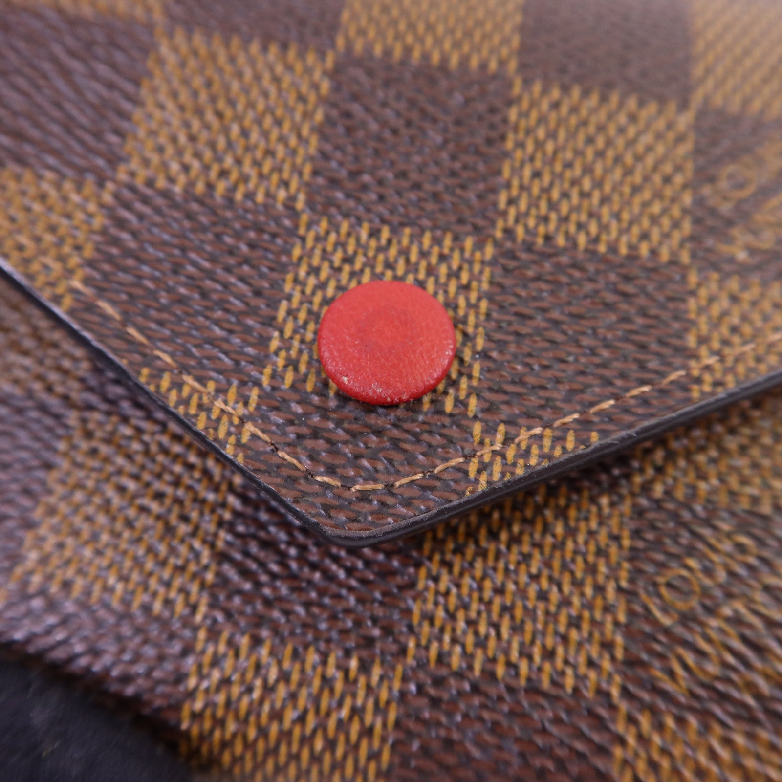 LOUIS VUITTON 【激減優惠】Damier Victorine Wallet金扣銀包