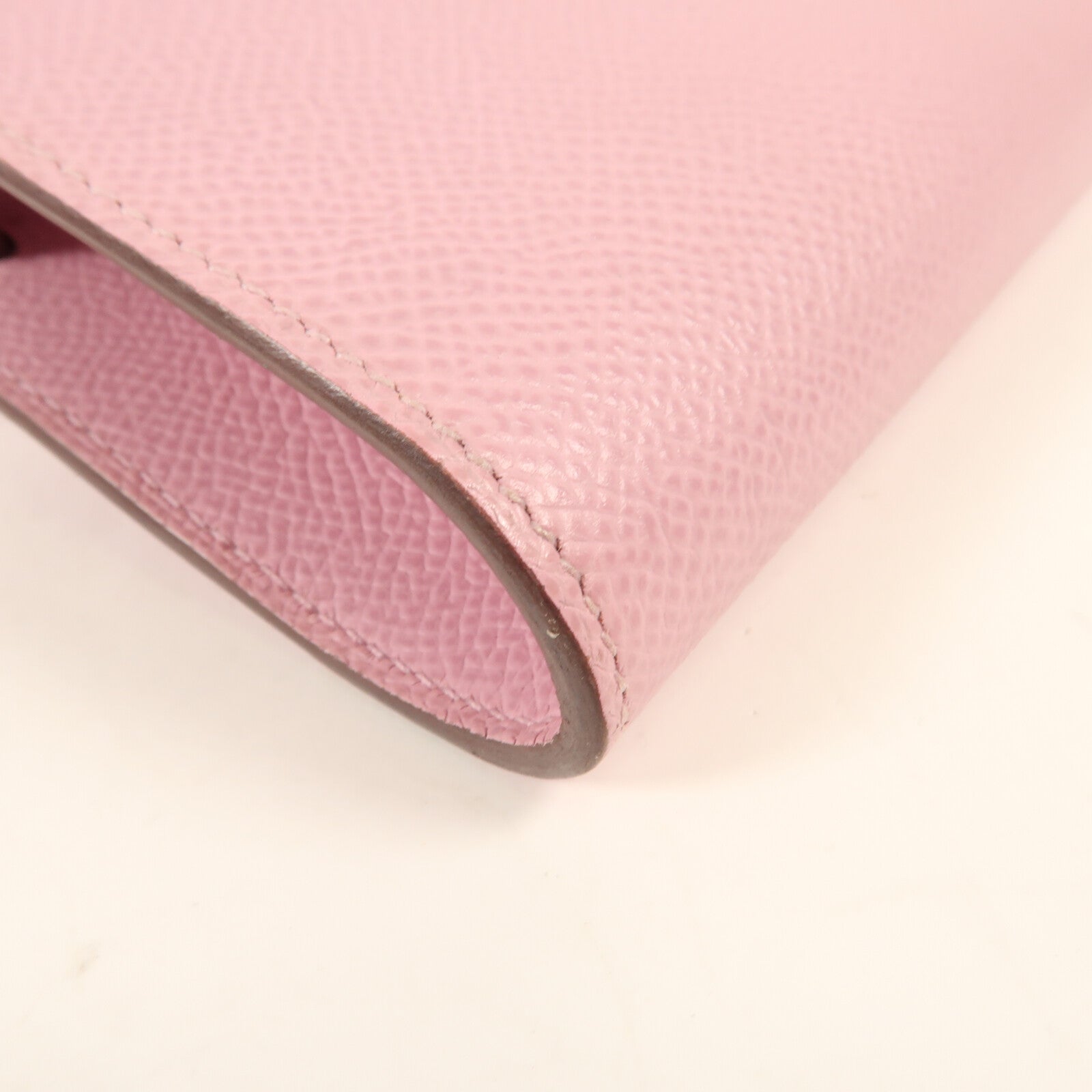 HERMES 【激減優惠】Epsom皮革Kelly To Go銀扣肩背袋Mauve Sylvestre
