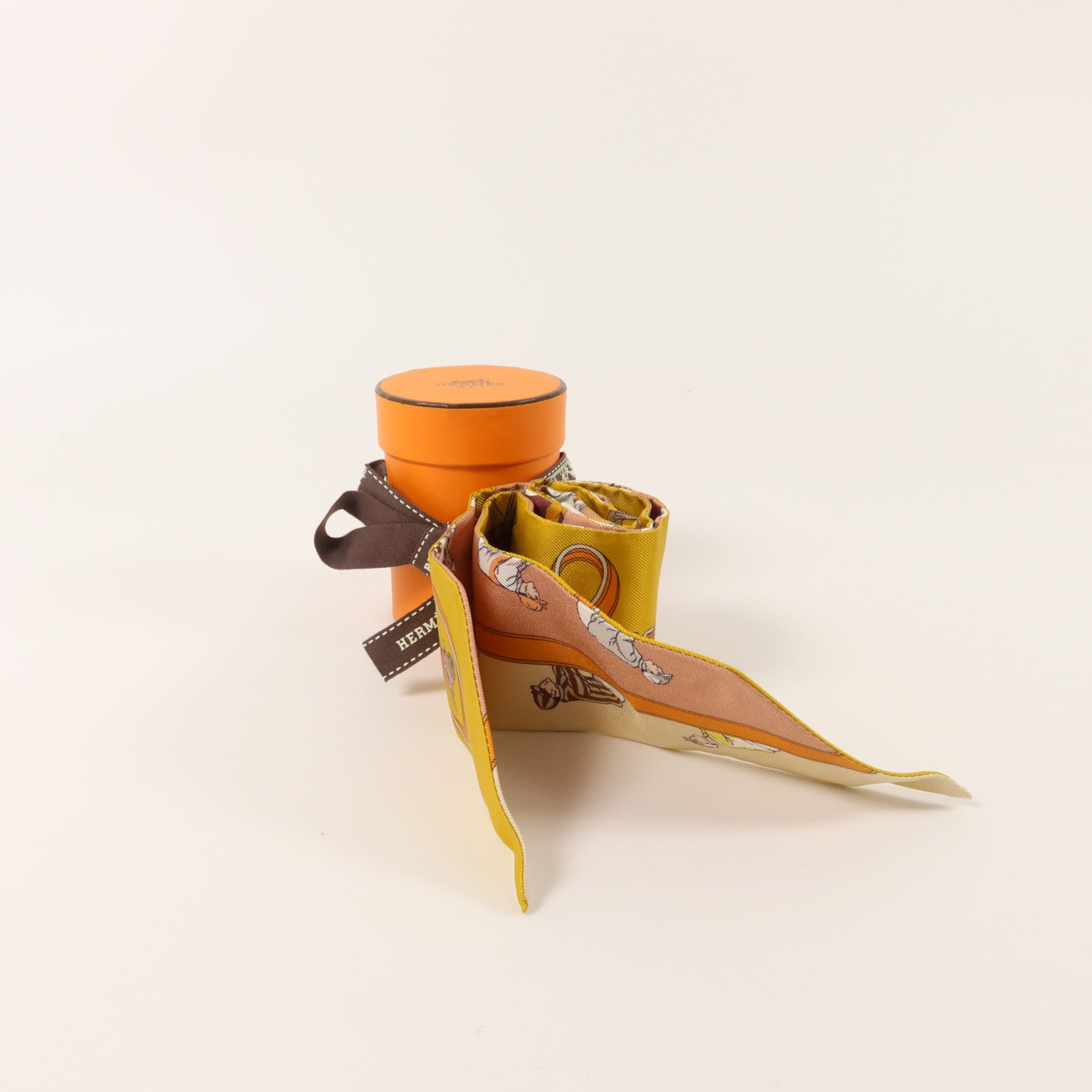 HERMES 絲質Twilly絲巾