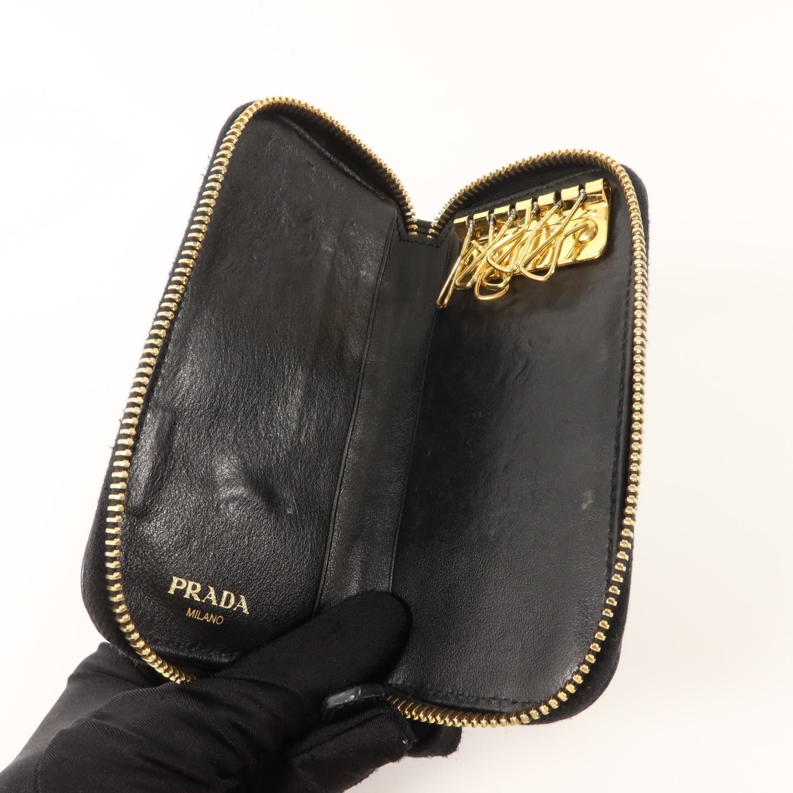 PRADA Vitello皮革Key Case鎖匙包