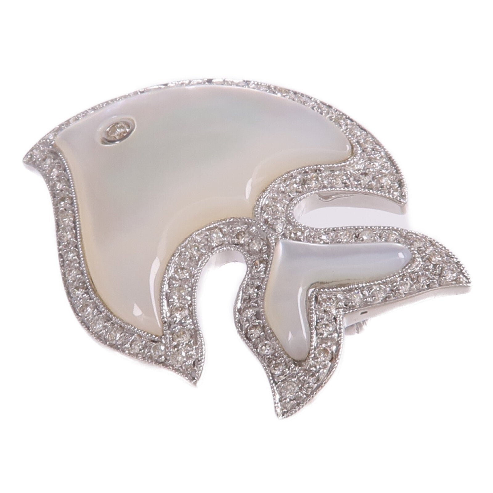 JEWELRY 18K白金/珍珠母Pendant Top吊墜
