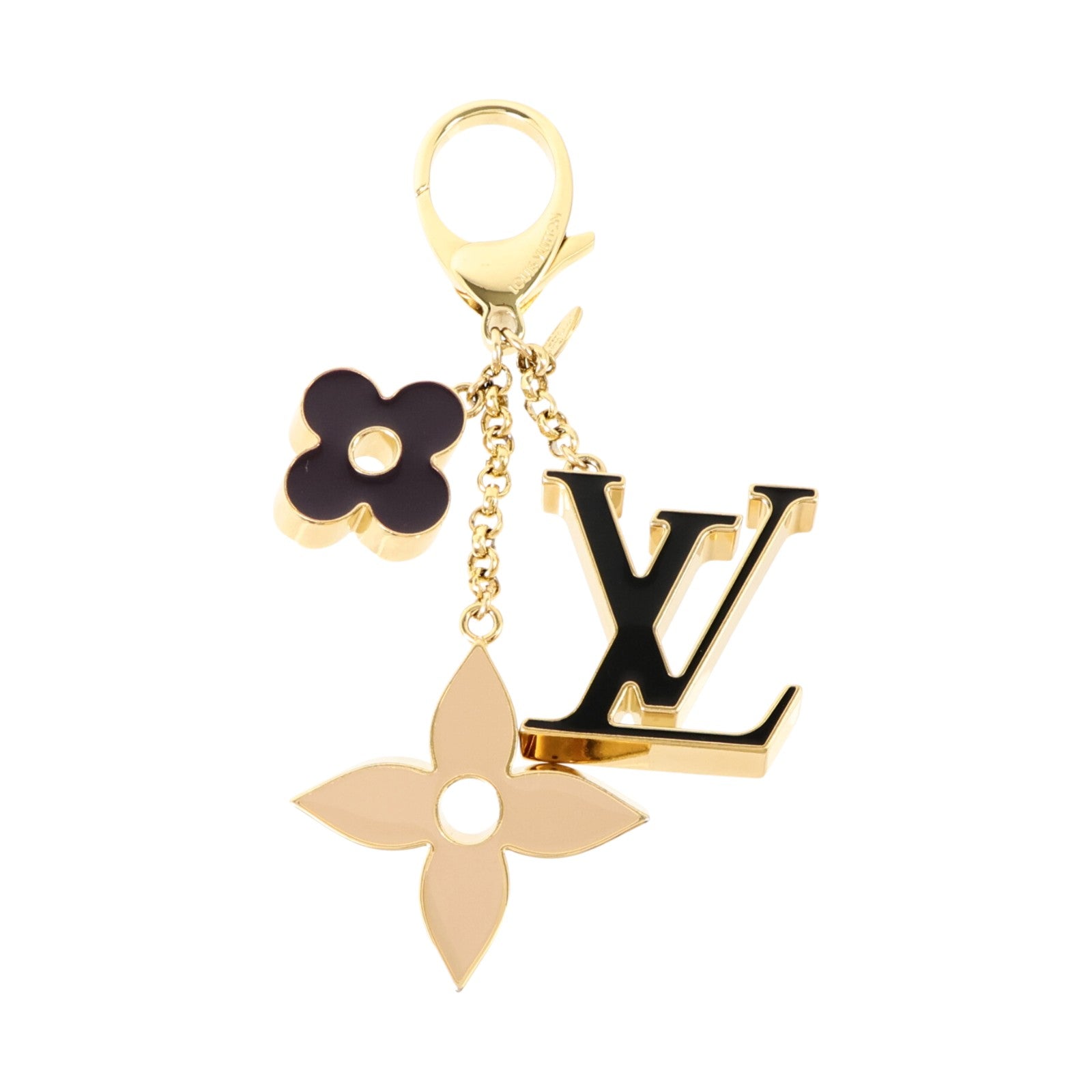 LOUIS VUITTON 金屬Fleur De Monogram Bag Charm掛飾