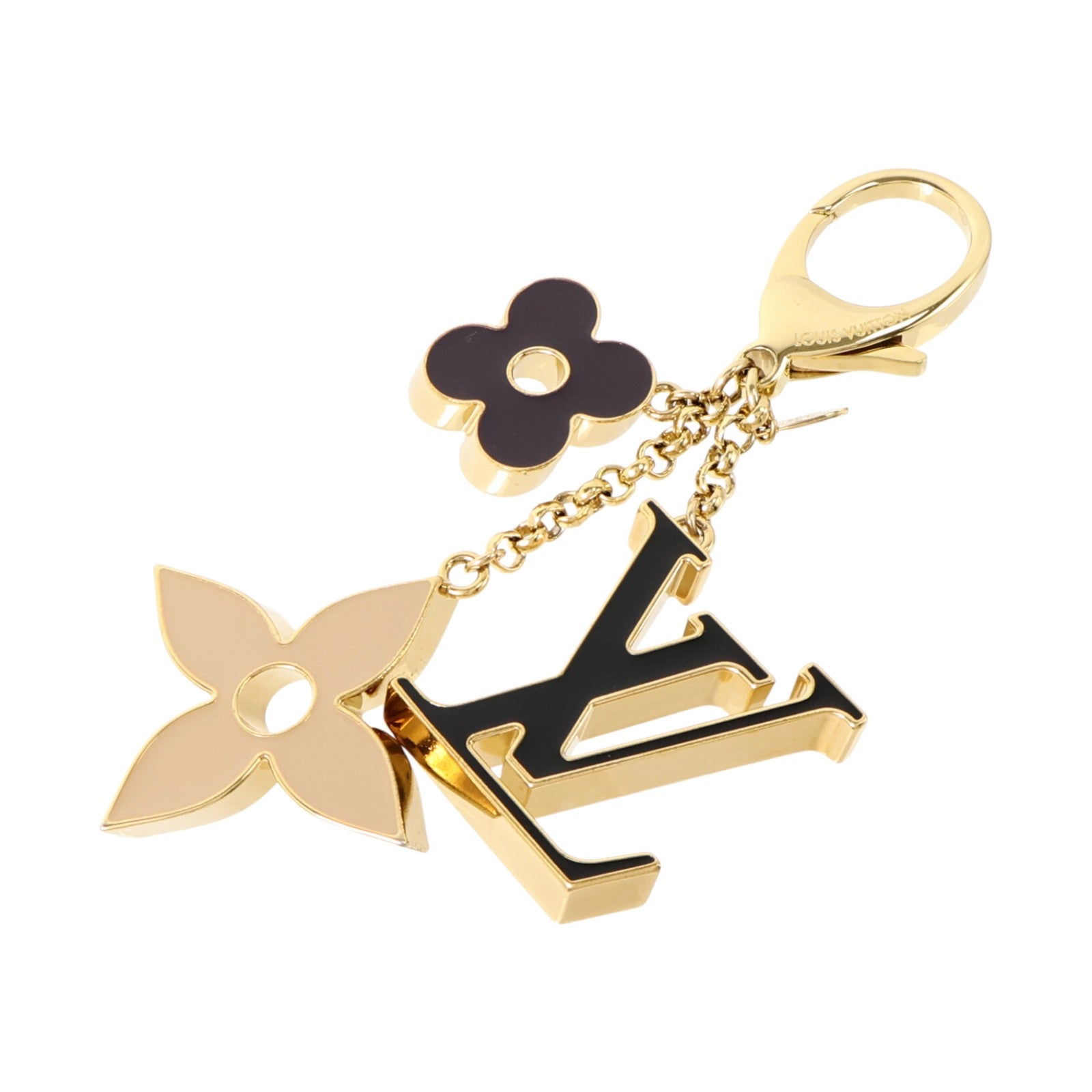 LOUIS VUITTON 金屬Fleur De Monogram Bag Charm掛飾