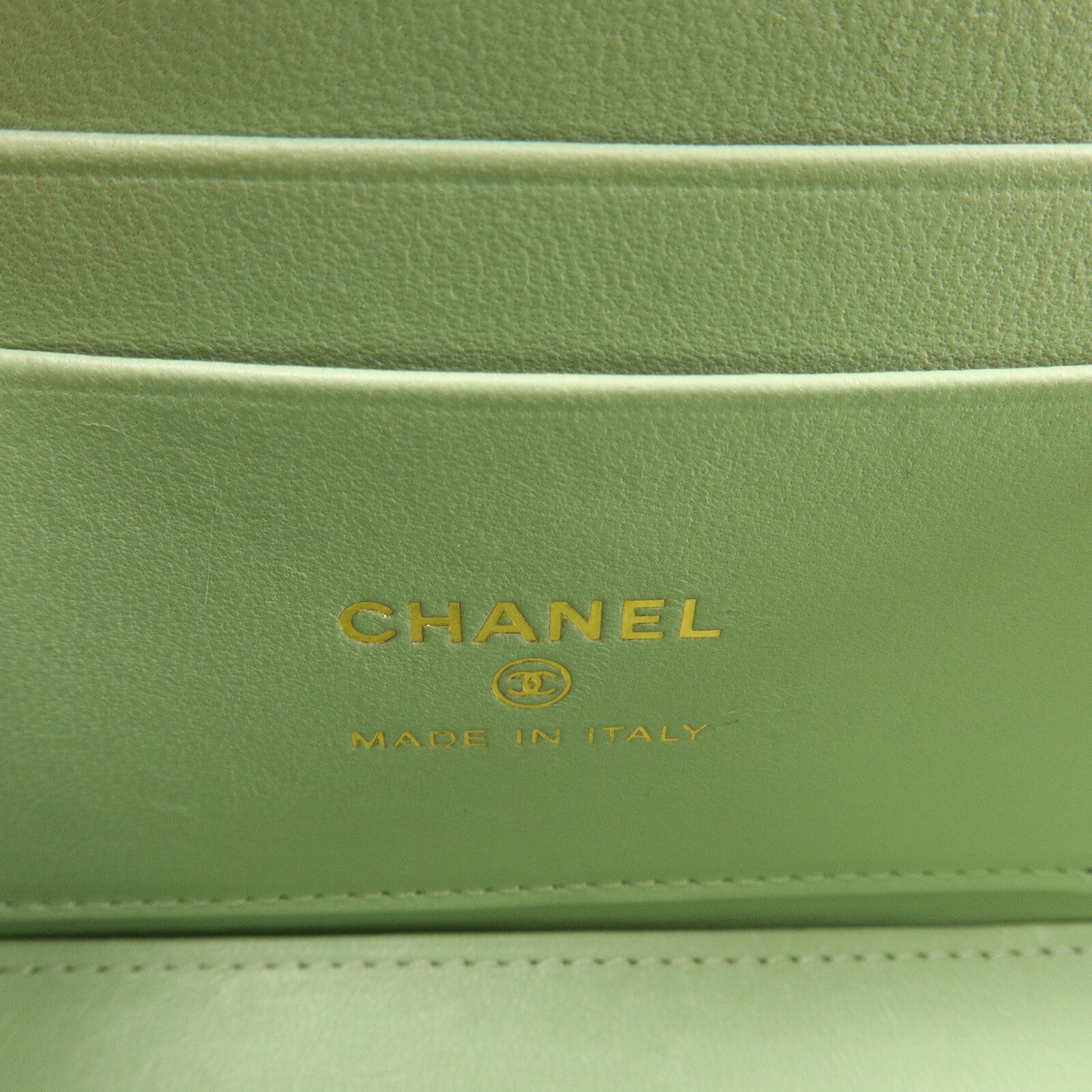 CHANEL 羊皮皮革Vanity Case鏈帶手挽肩背兩用袋