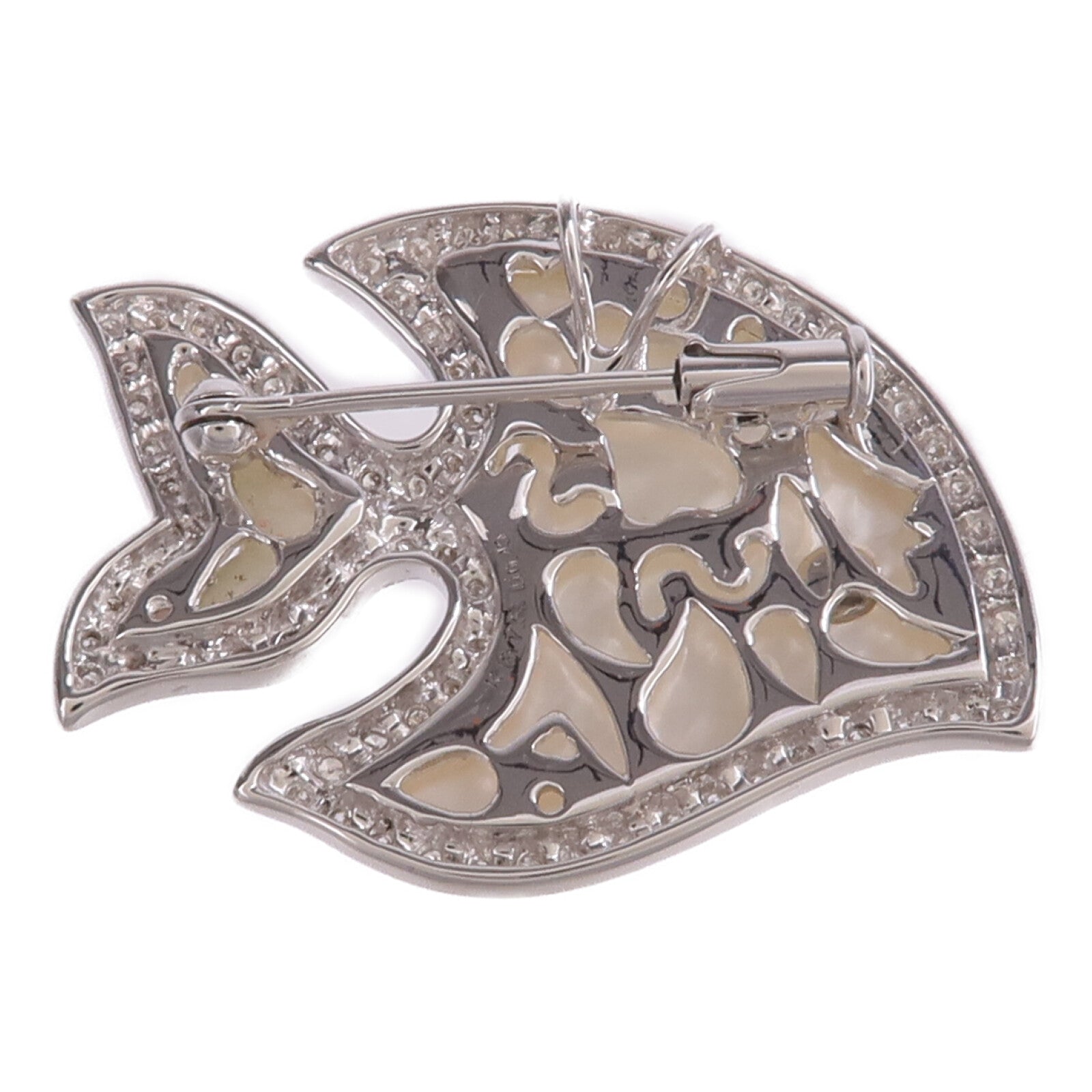 JEWELRY 18K白金/珍珠母Pendant Top吊墜