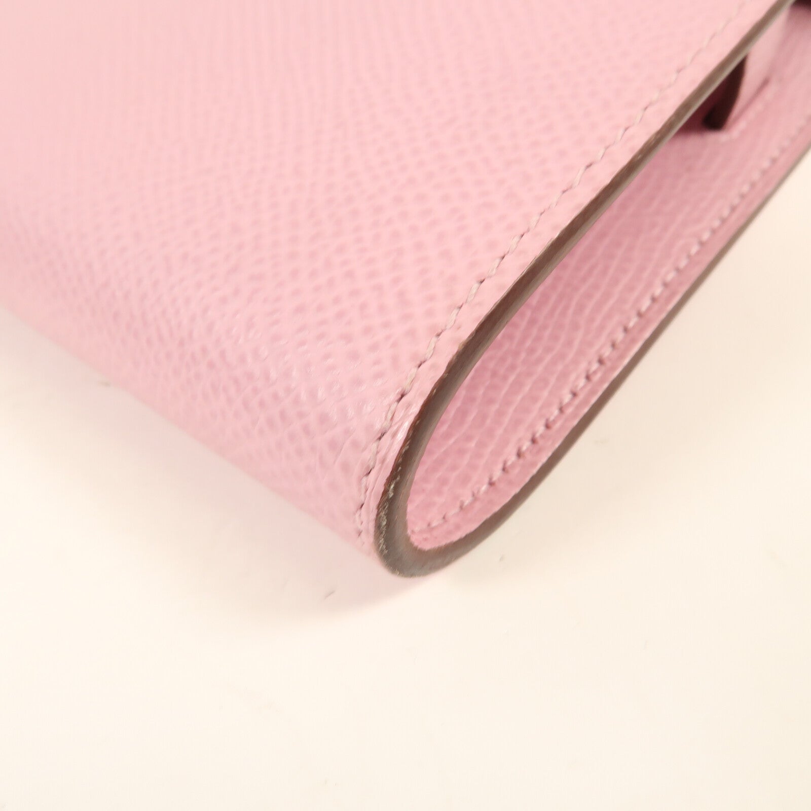 HERMES 【激減優惠】Epsom皮革Kelly To Go銀扣肩背袋Mauve Sylvestre