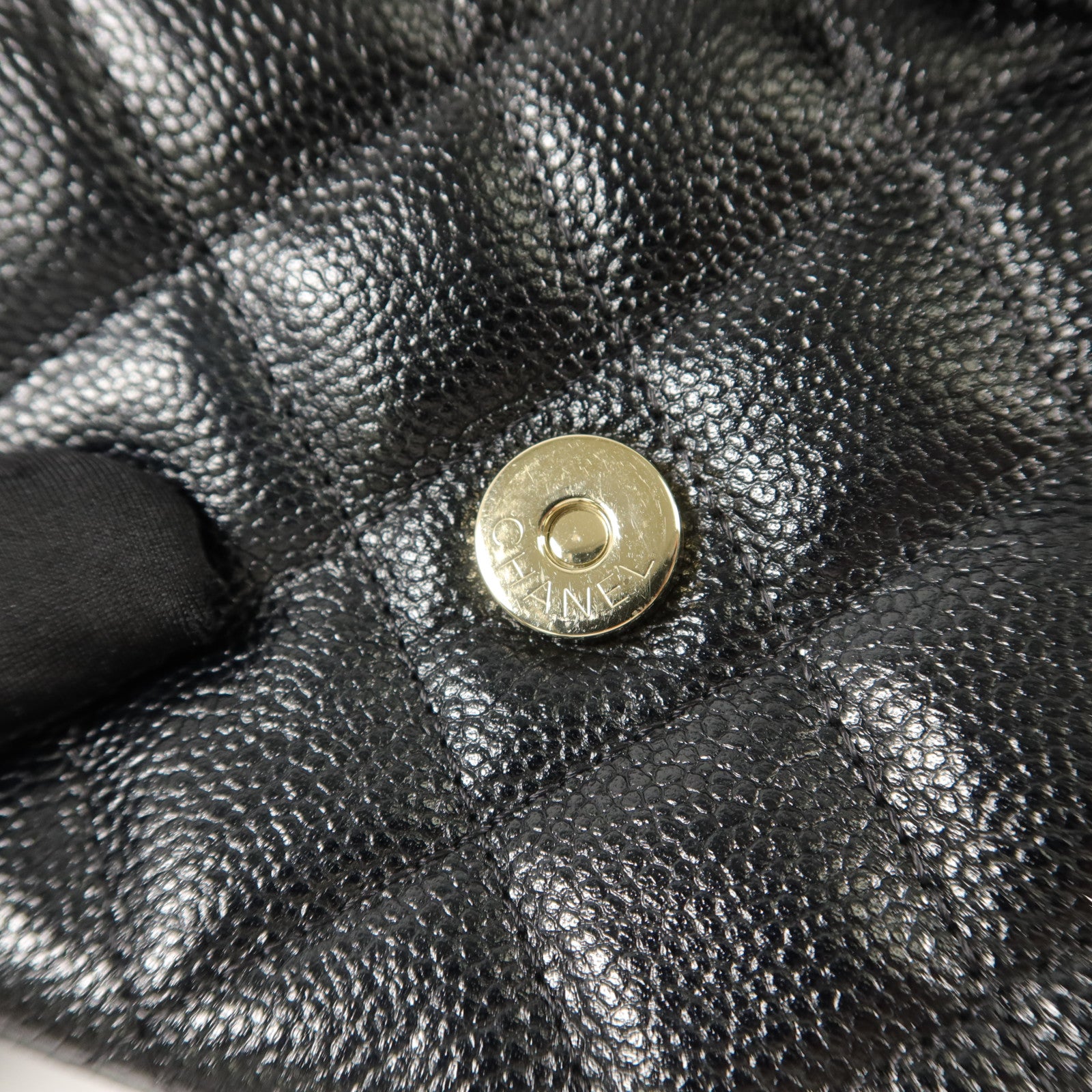 CHANEL 牛皮皮革Chain Shoulder鏈帶肩背袋