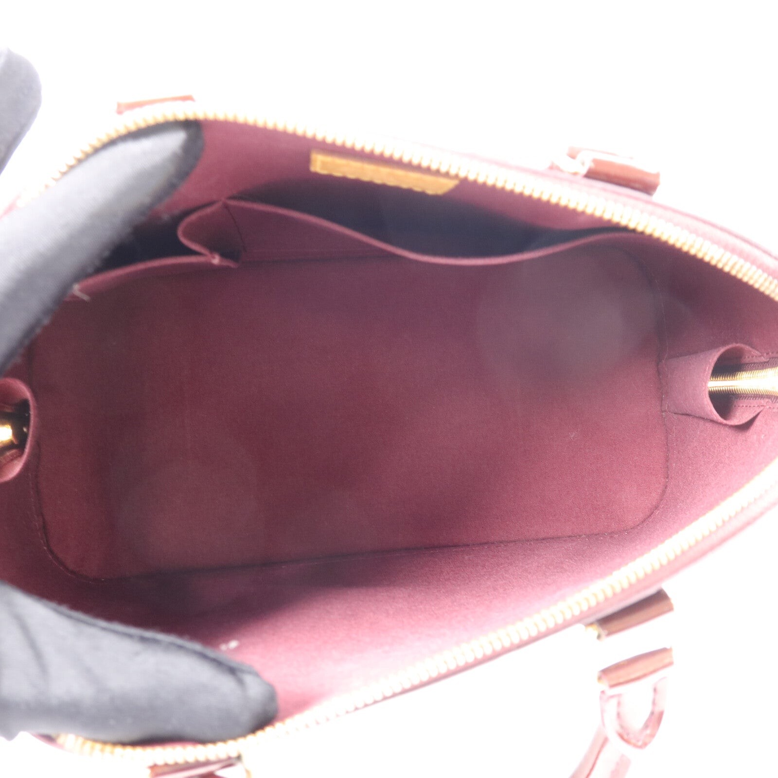 LOUIS VUITTON 漆皮皮革Alma PM手挽袋