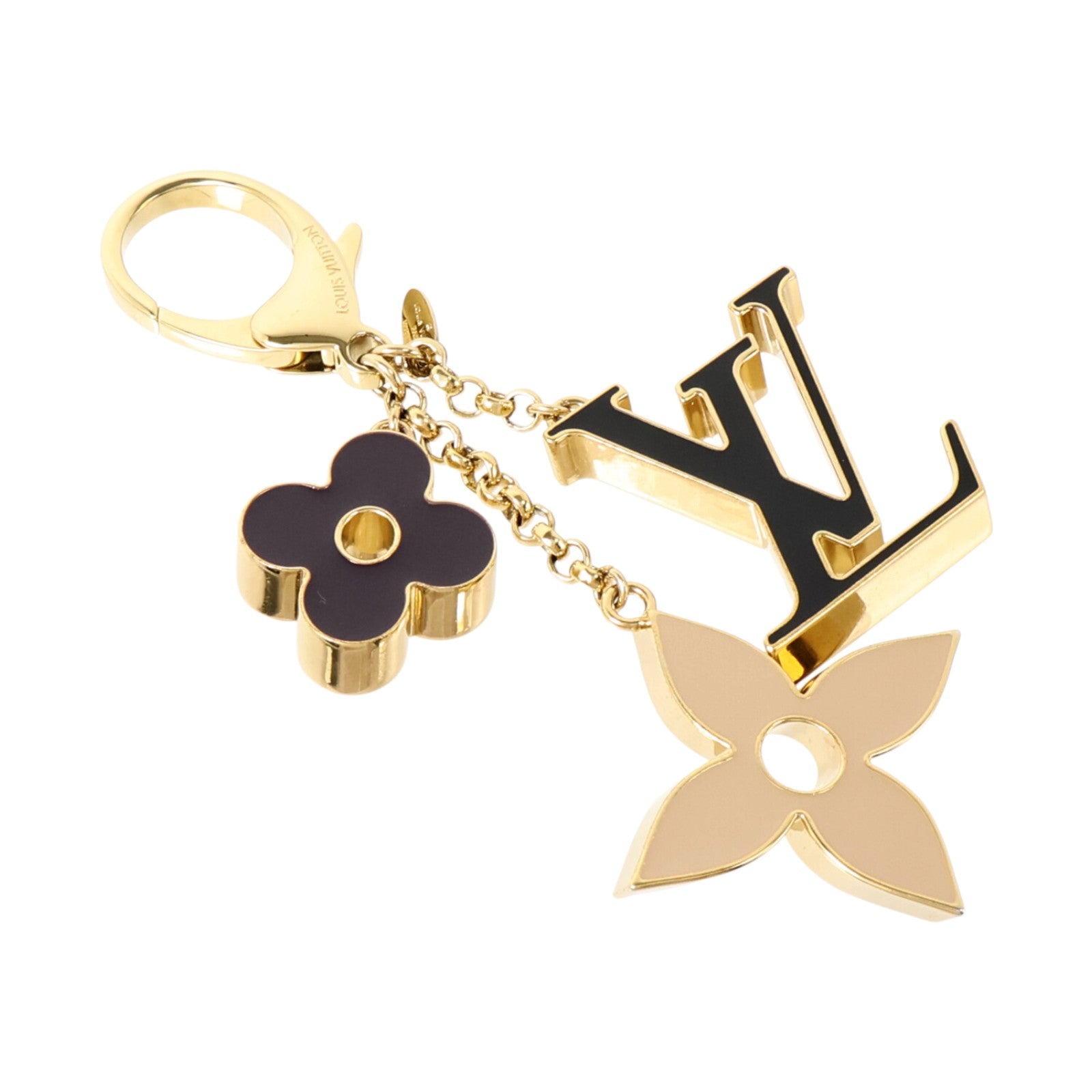 LOUIS VUITTON 金屬Fleur De Monogram Bag Charm掛飾
