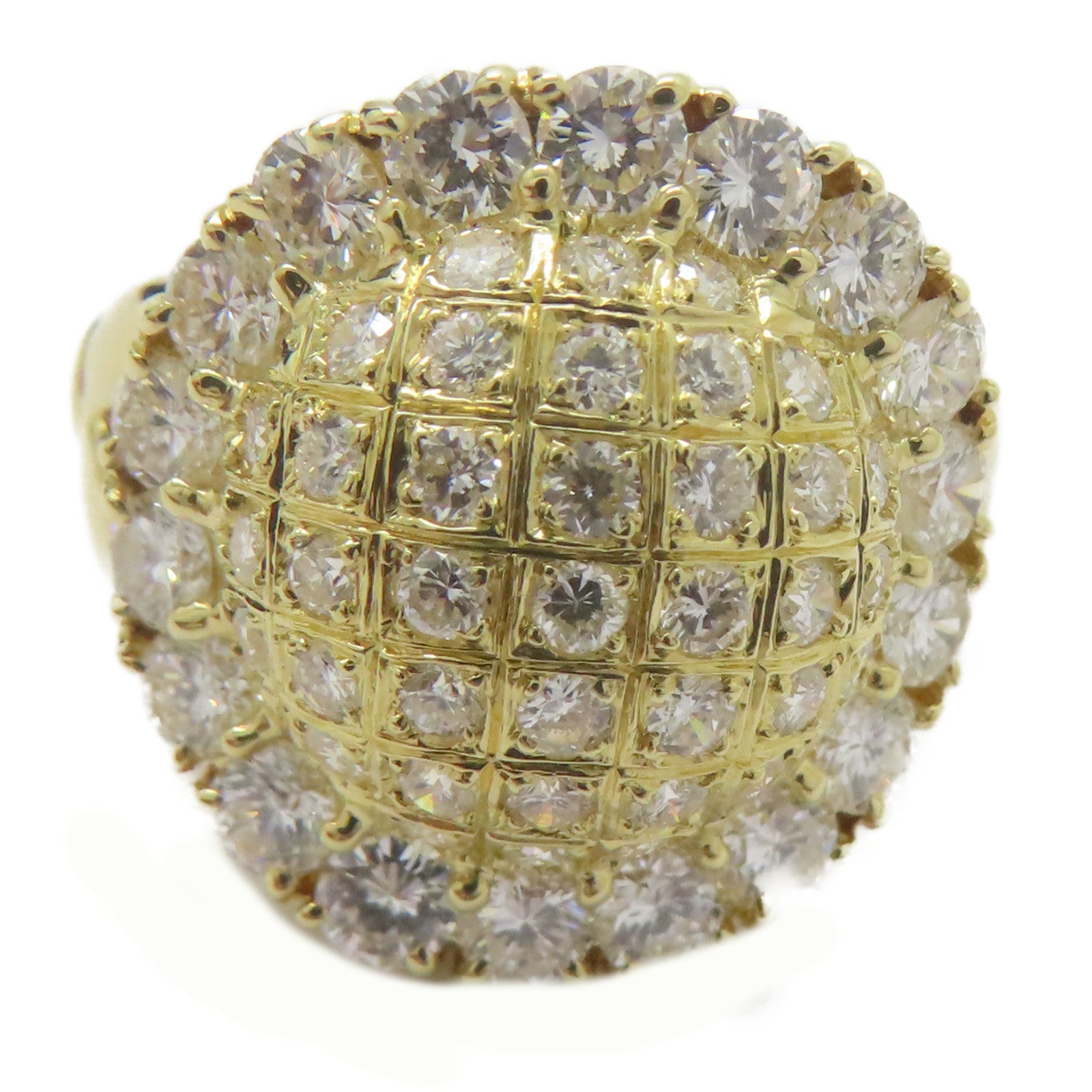 JEWELRY 【激減優惠】18K黃金Diamond Ring 2.63ct鑽石戒指US#6.75