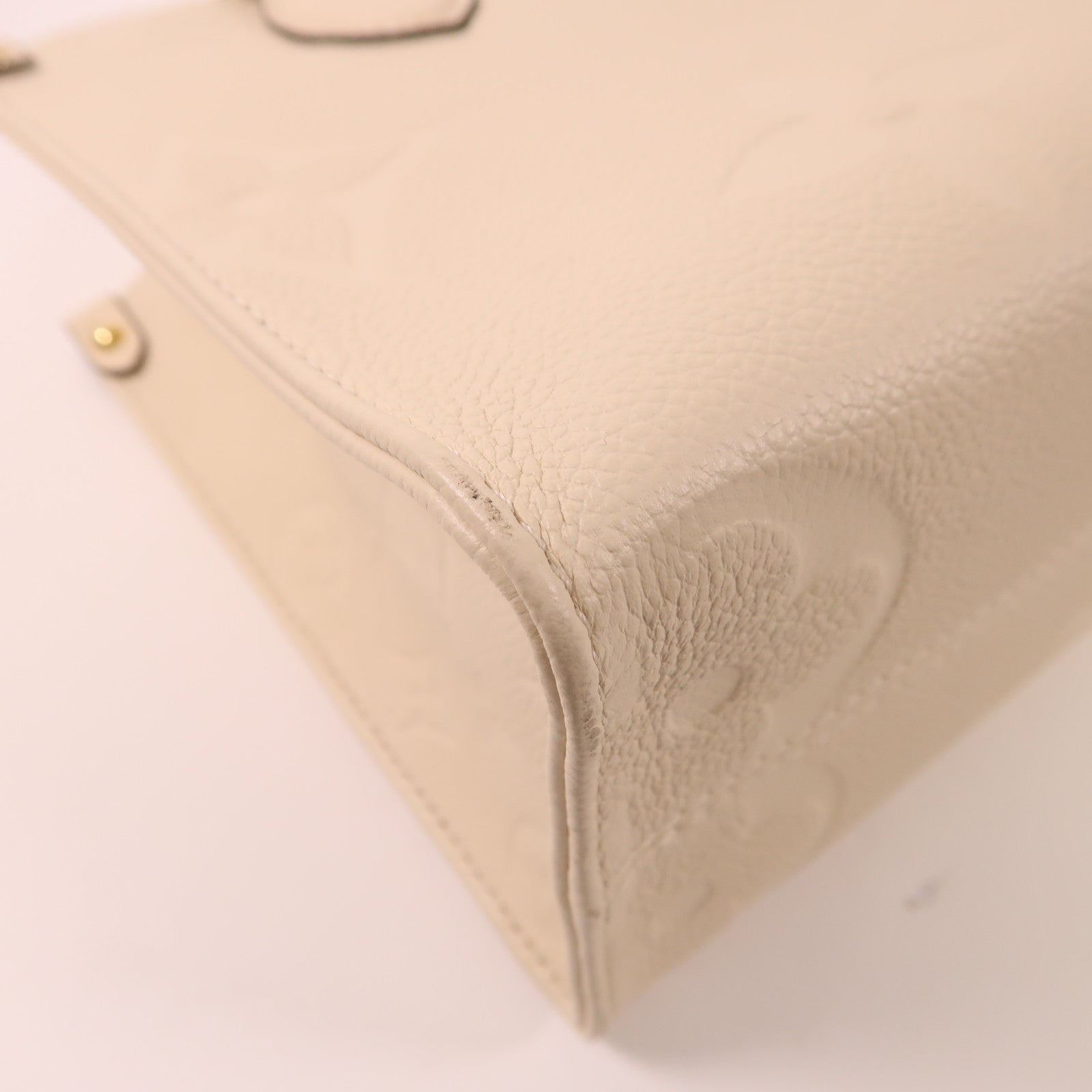 LOUIS VUITTON Monogram Empreinte On The Go PM金扣手挽肩背兩用袋