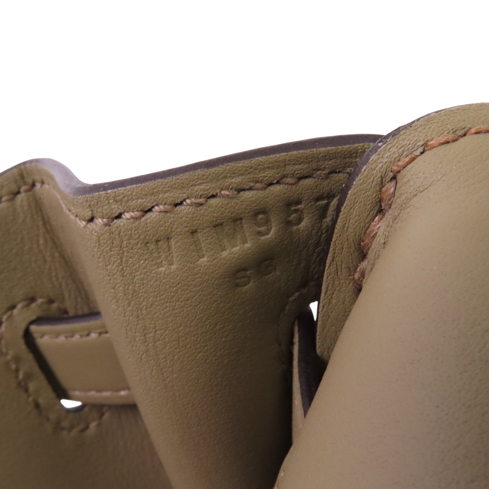 HERMES Swift皮革Birkin 25銀扣手挽袋