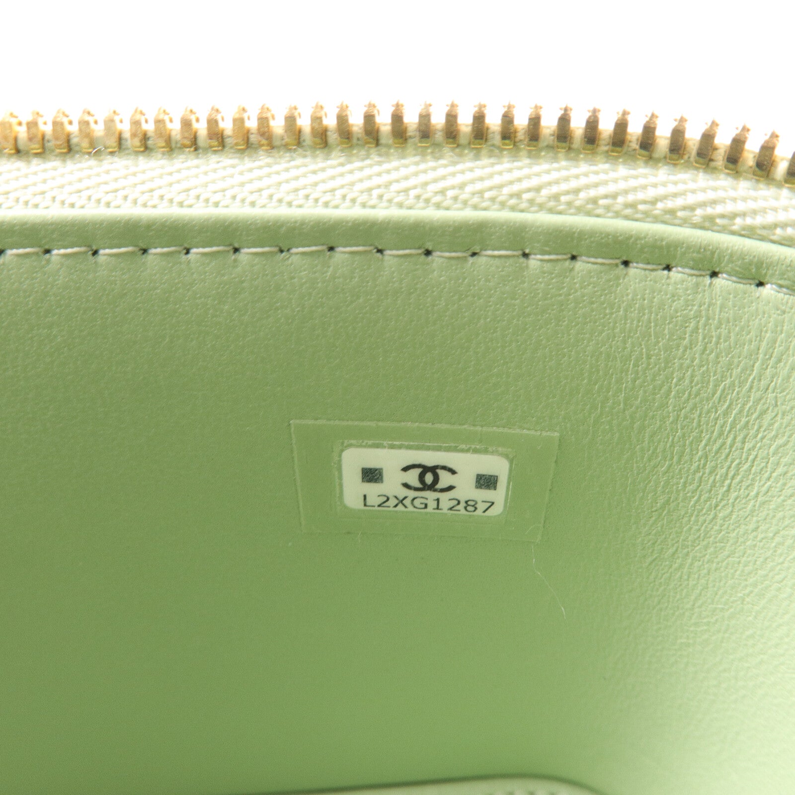 CHANEL 羊皮皮革Vanity Case鏈帶手挽肩背兩用袋