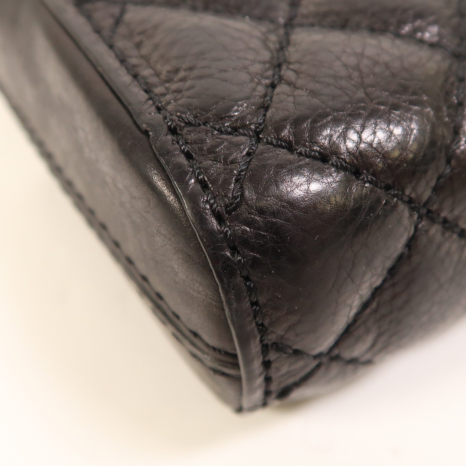 CHANEL 【激減優惠】牛皮皮革Chain Shoulder銀扣鏈帶肩背袋