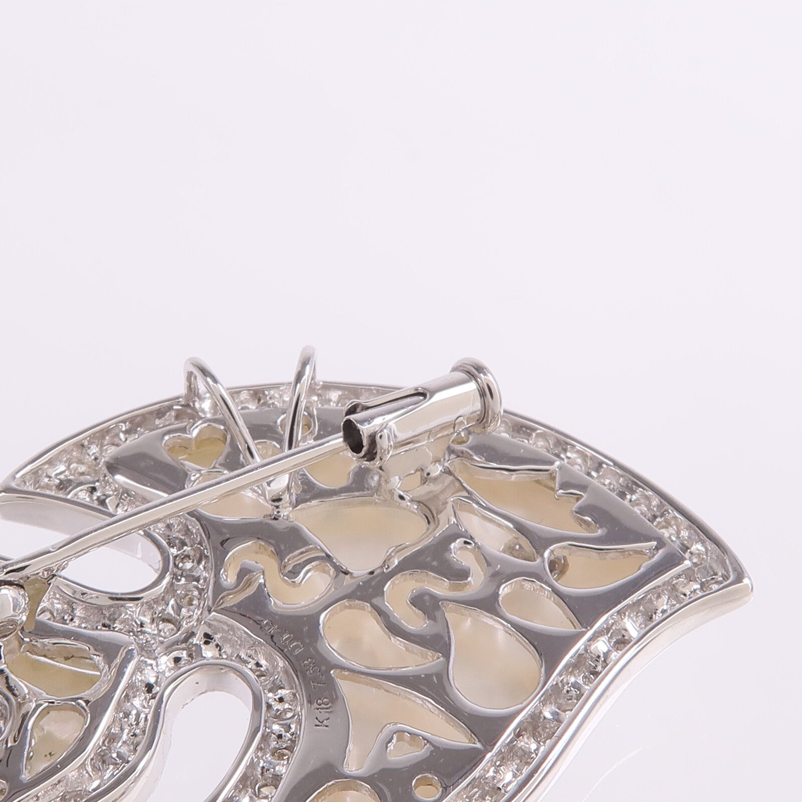 JEWELRY 18K白金/珍珠母Pendant Top吊墜