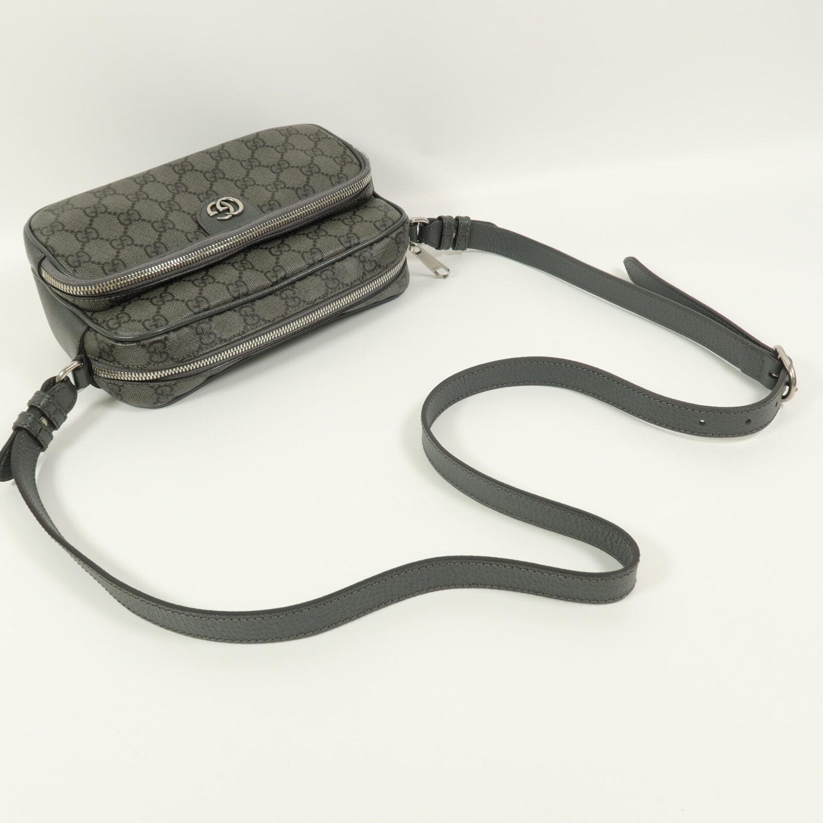 GUCCI 塗層帆布Ophidia肩背袋