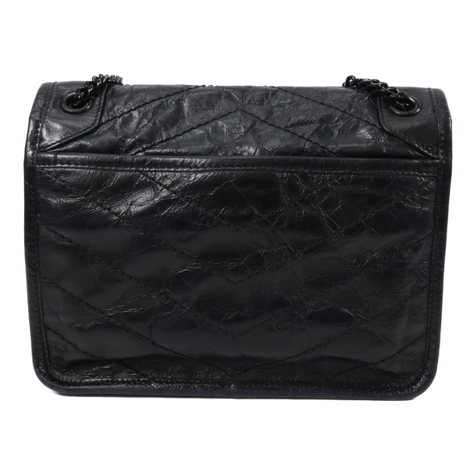 SAINT LAURENT 牛皮皮革Mini Niki鏈帶肩背袋