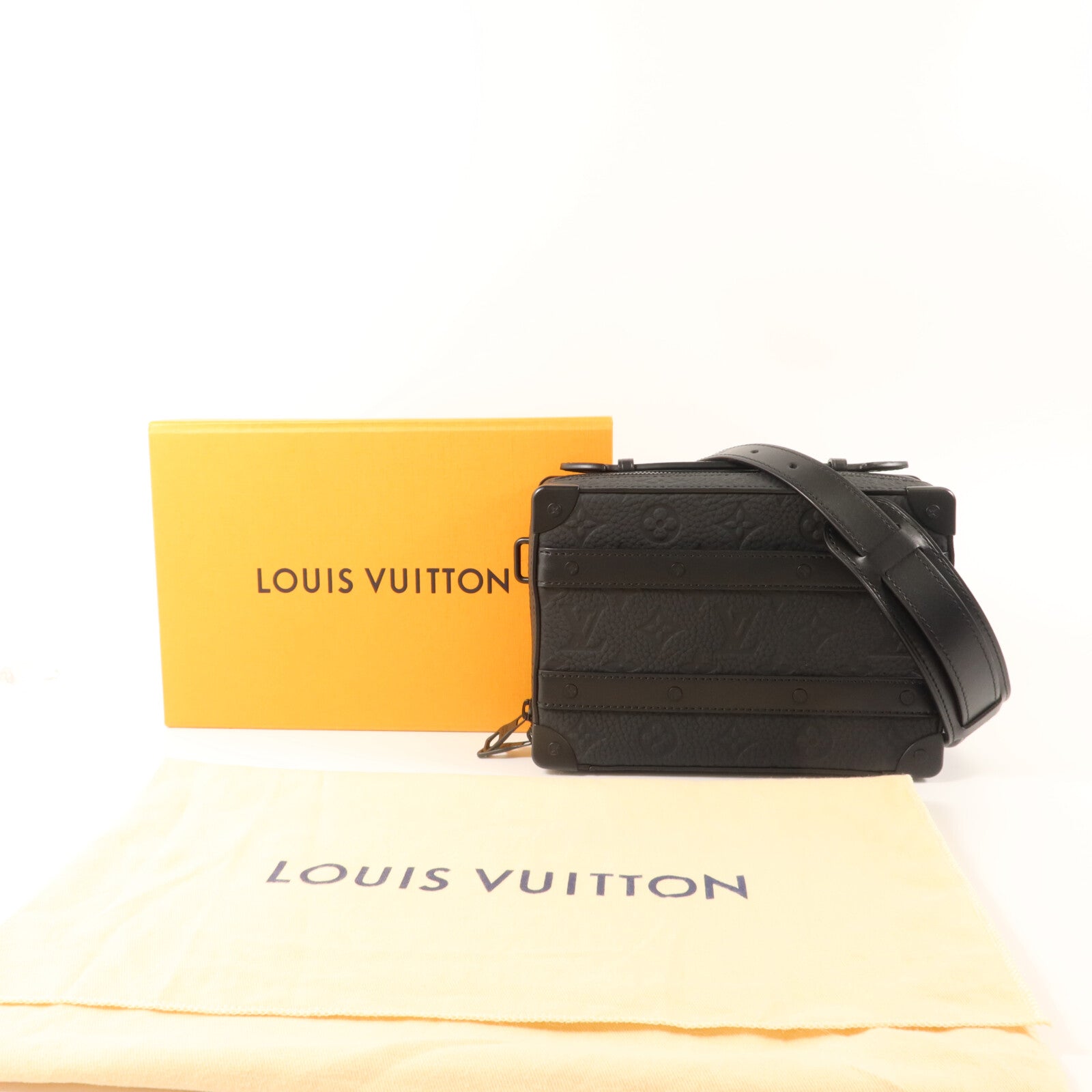 LOUIS VUITTON Monogram Taurillon Handle Soft Trunk肩背袋