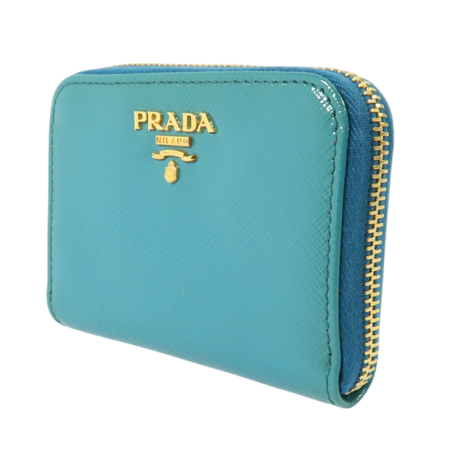 PRADA Saffiano皮革Card Case金扣卡片套