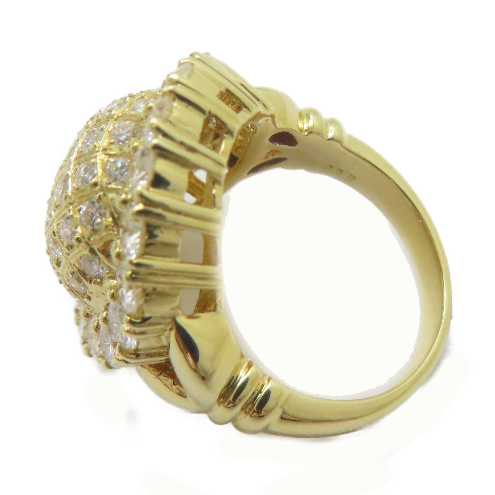 JEWELRY 【激減優惠】18K黃金Diamond Ring 2.63ct鑽石戒指US#6.75