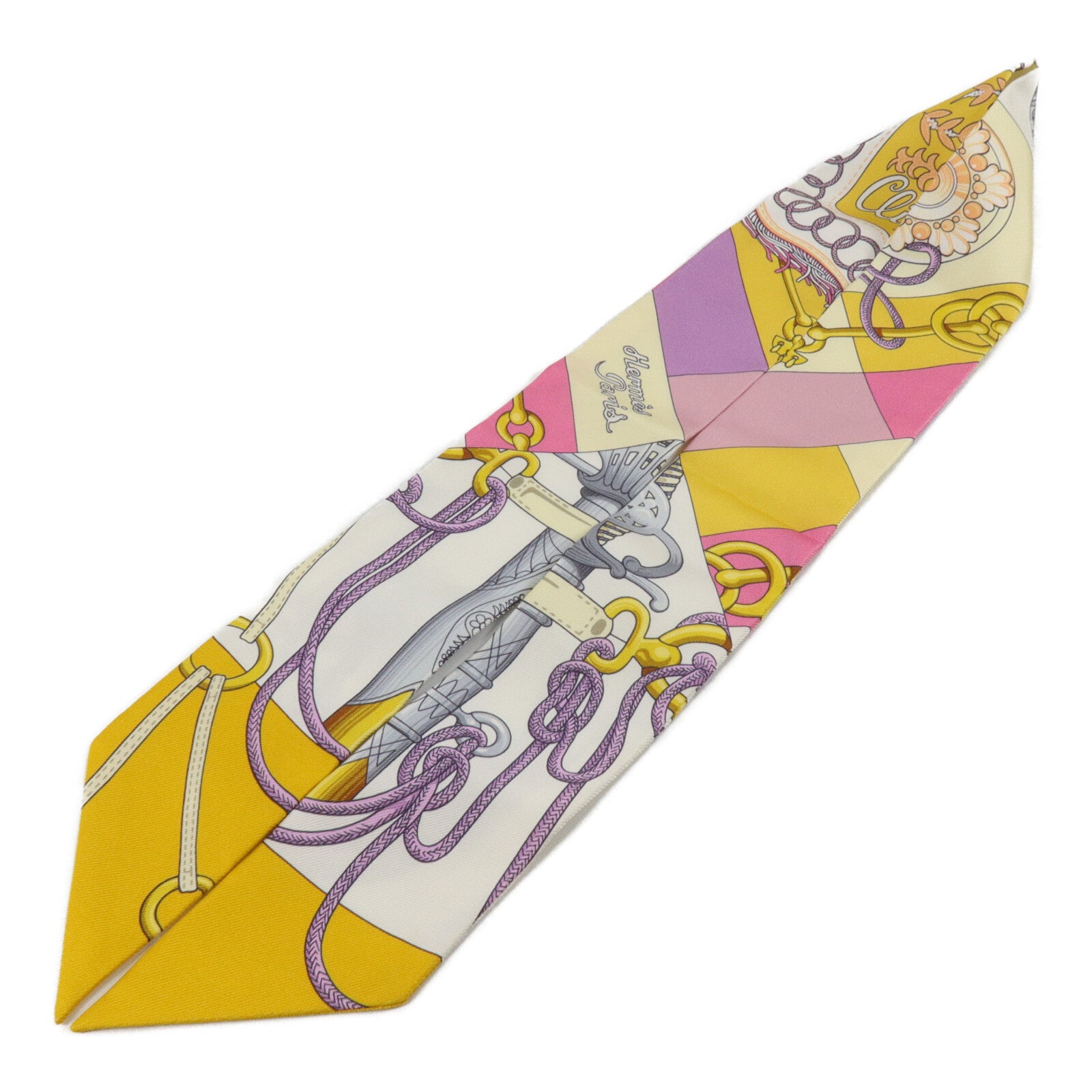 HERMES 絲質Twilly絲巾