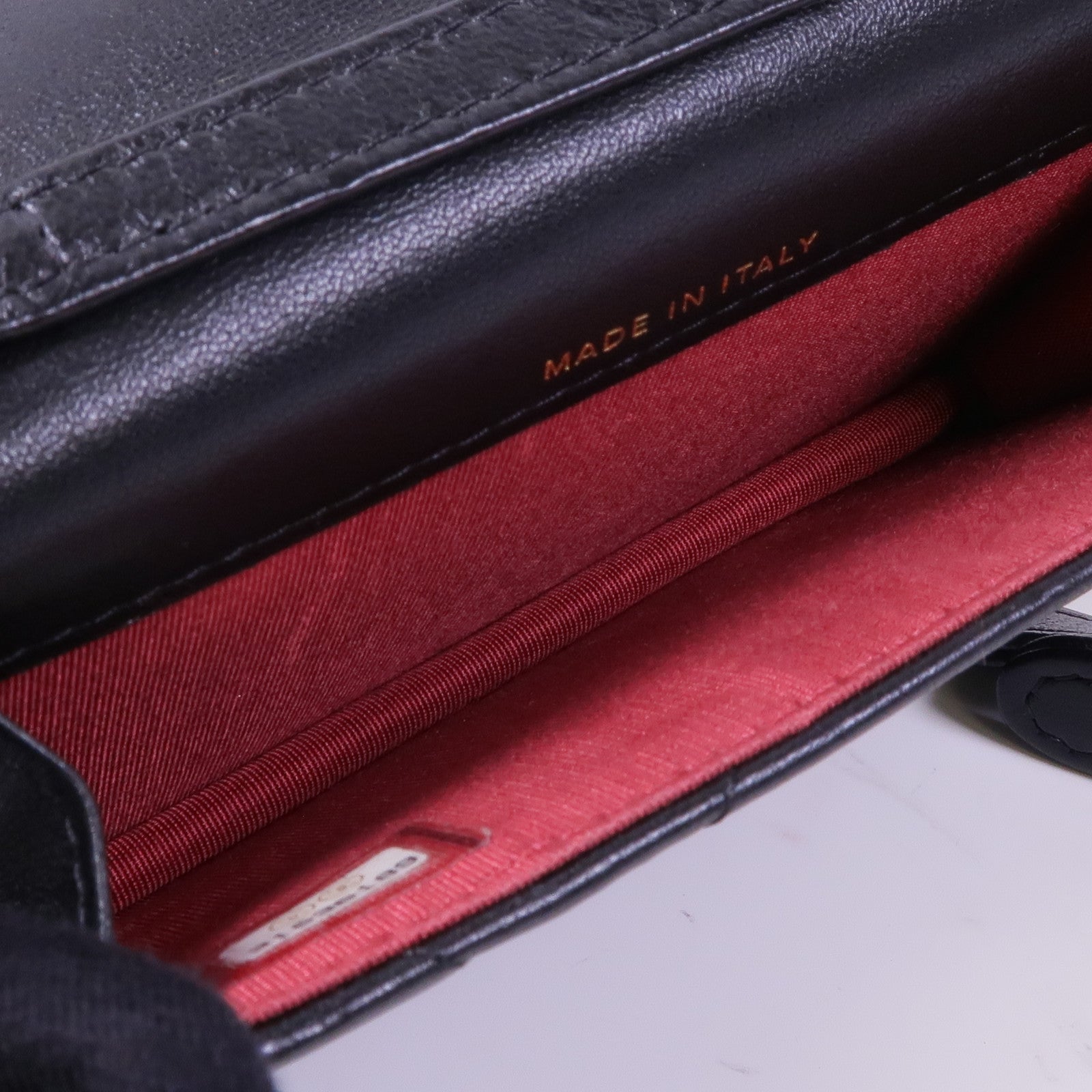 CHANEL 羊皮皮革C19金扣腰包