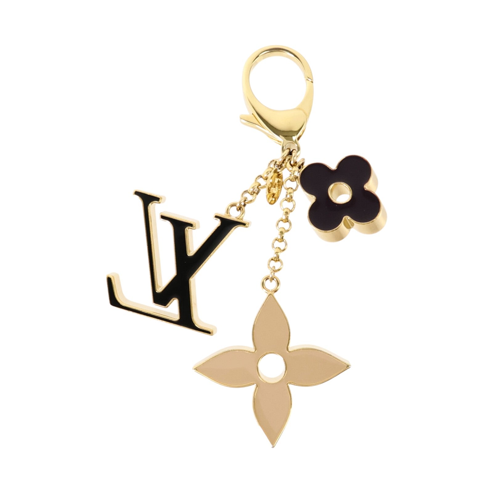 LOUIS VUITTON 金屬Fleur De Monogram Bag Charm掛飾