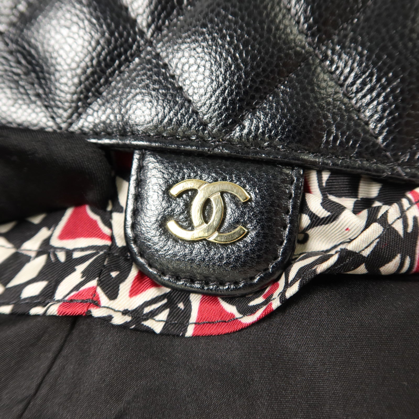 CHANEL 牛皮皮革Chain Shoulder鏈帶肩背袋