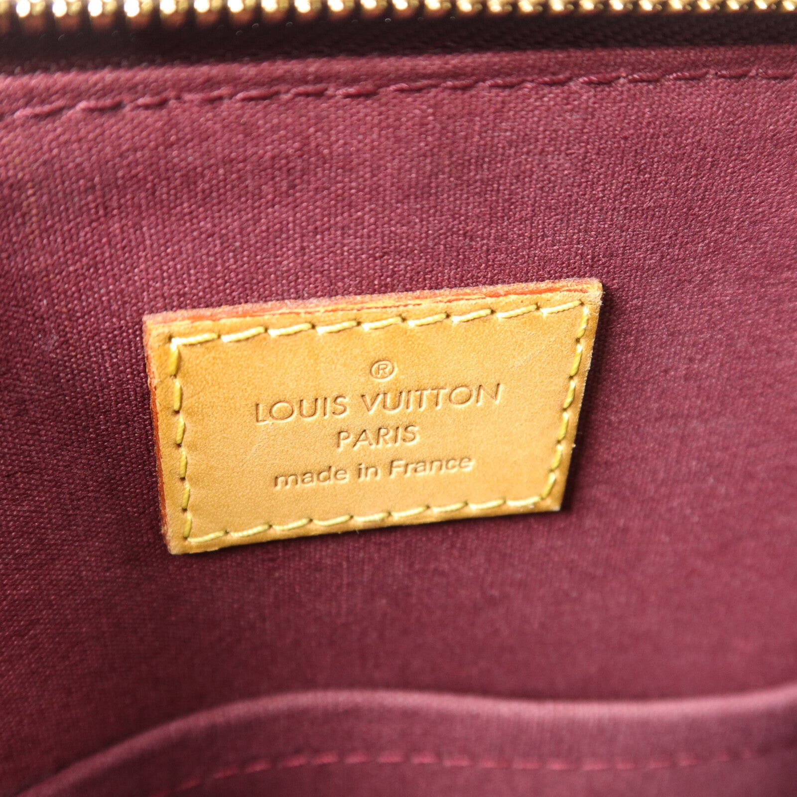 LOUIS VUITTON 漆皮皮革Alma PM手挽袋