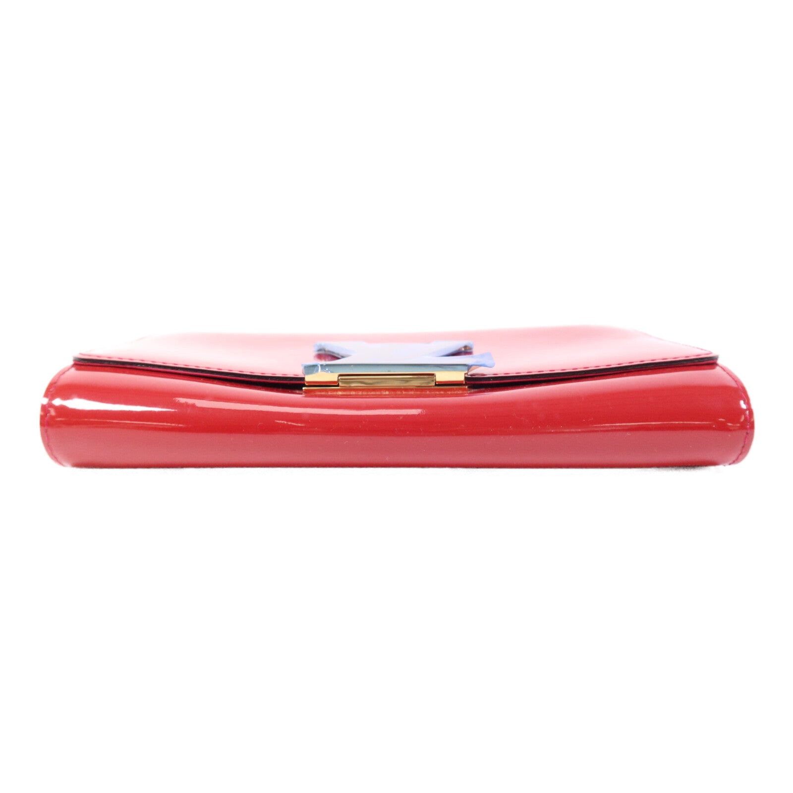LOUIS VUITTON Monogram Vernis Louise EW金扣手拿包