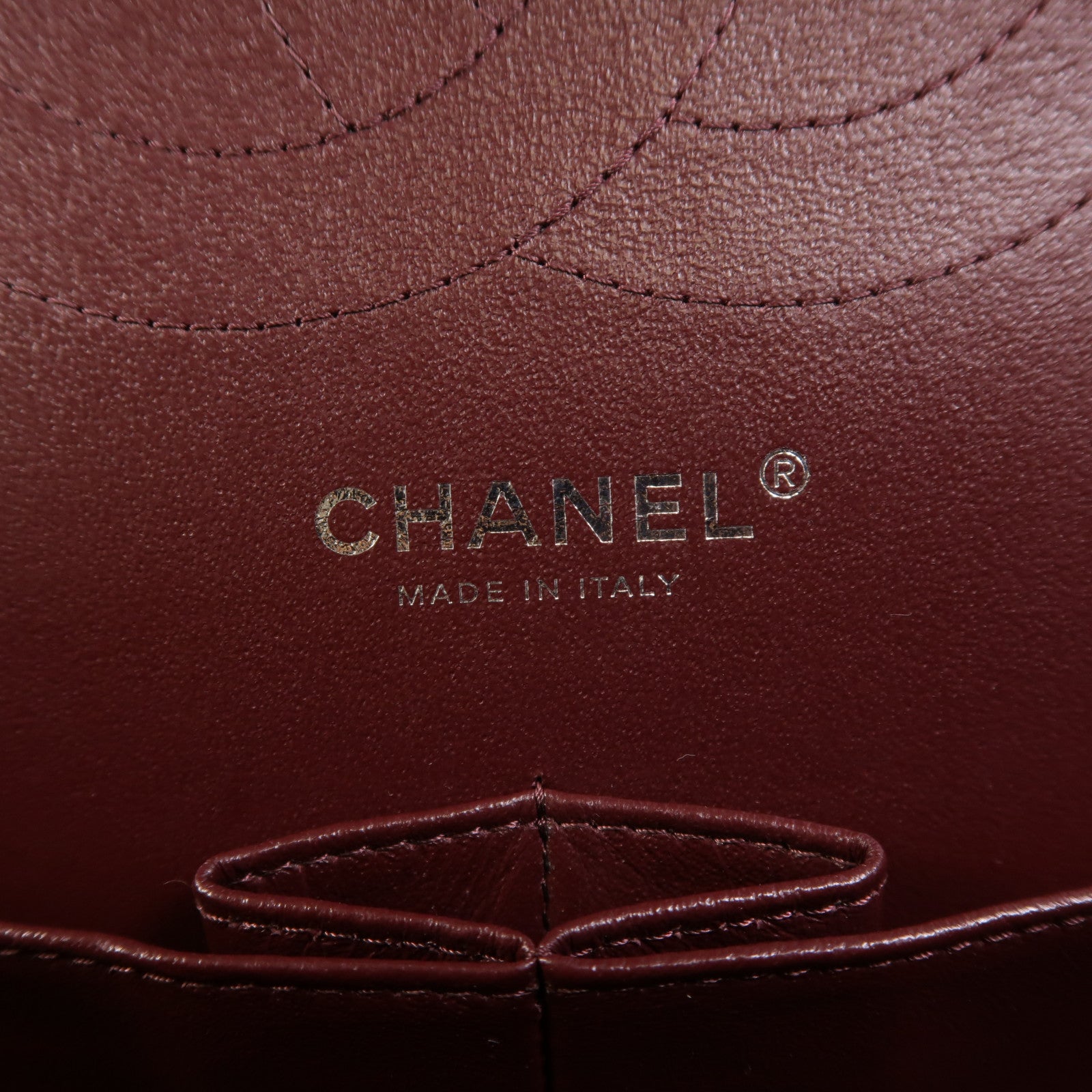 CHANEL 牛皮皮革Large Classic銀扣鏈帶肩背袋