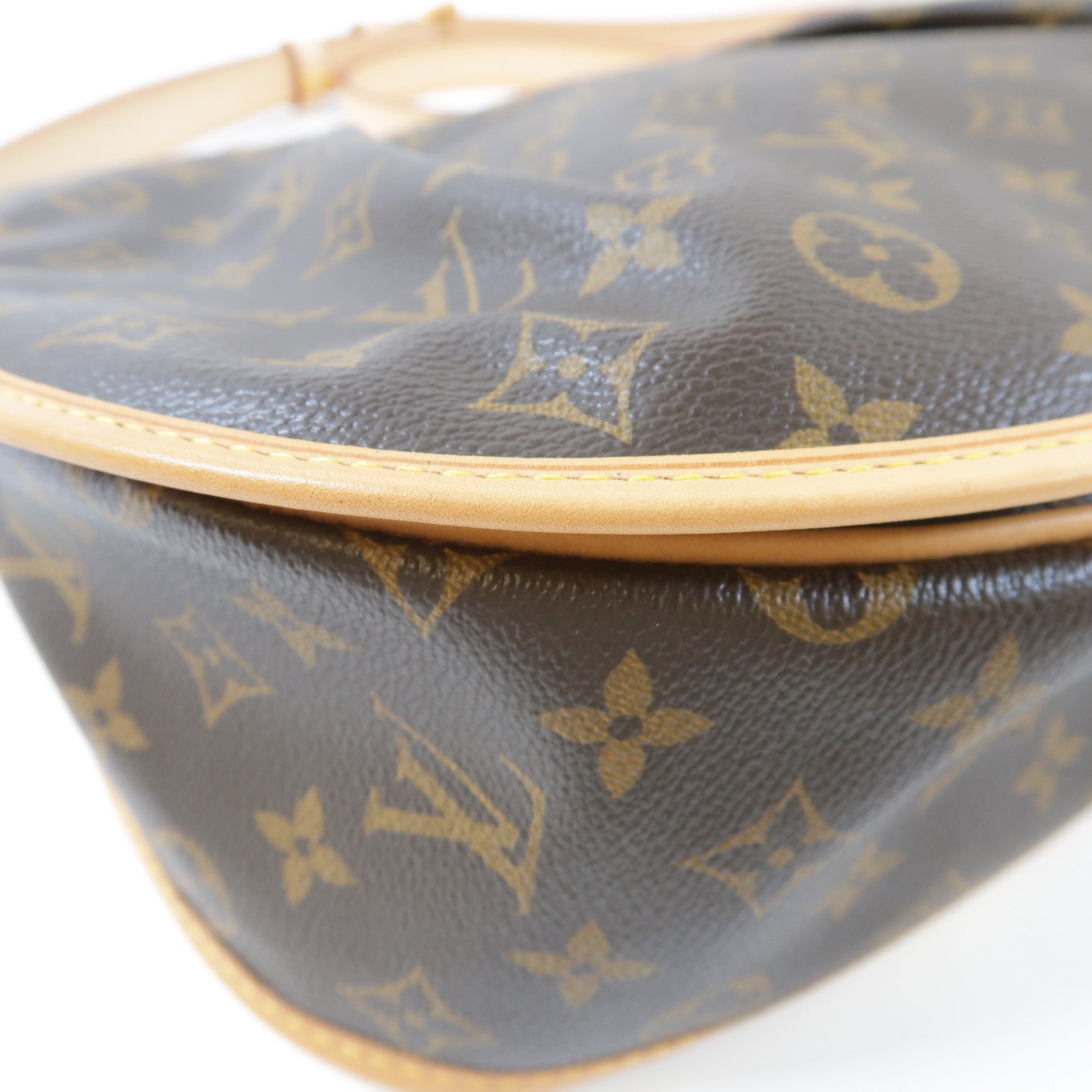 LOUIS VUITTON Monogram Menilmontant MM金扣肩背袋啡色