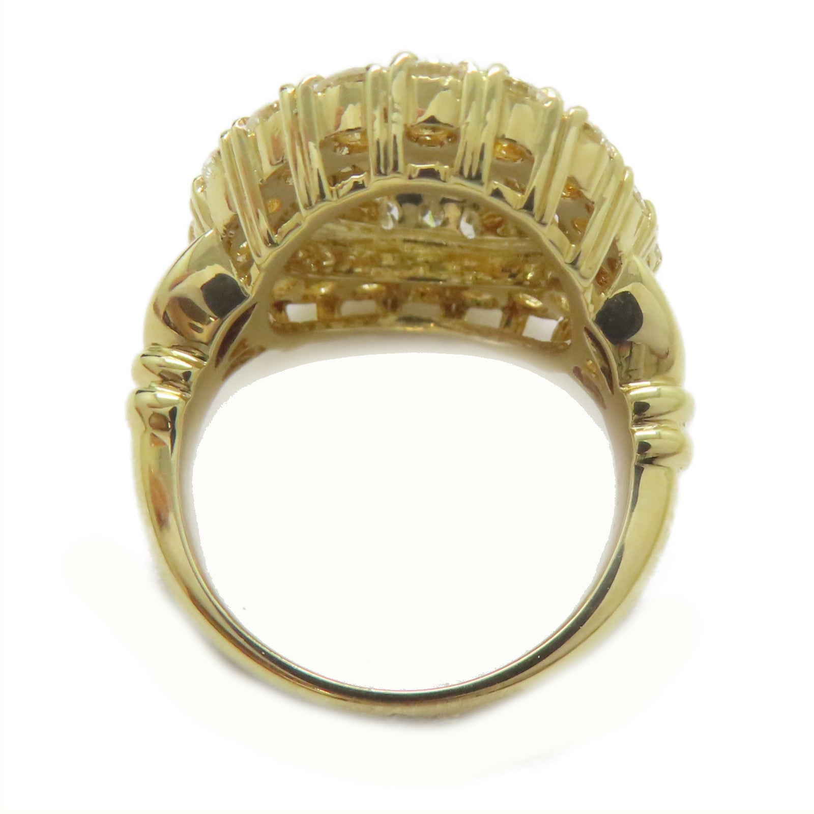 JEWELRY 【激減優惠】18K黃金Diamond Ring 2.63ct鑽石戒指US#6.75