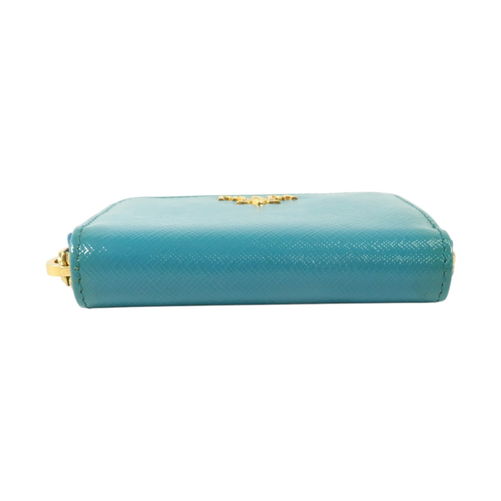 PRADA Saffiano皮革Card Case金扣卡片套