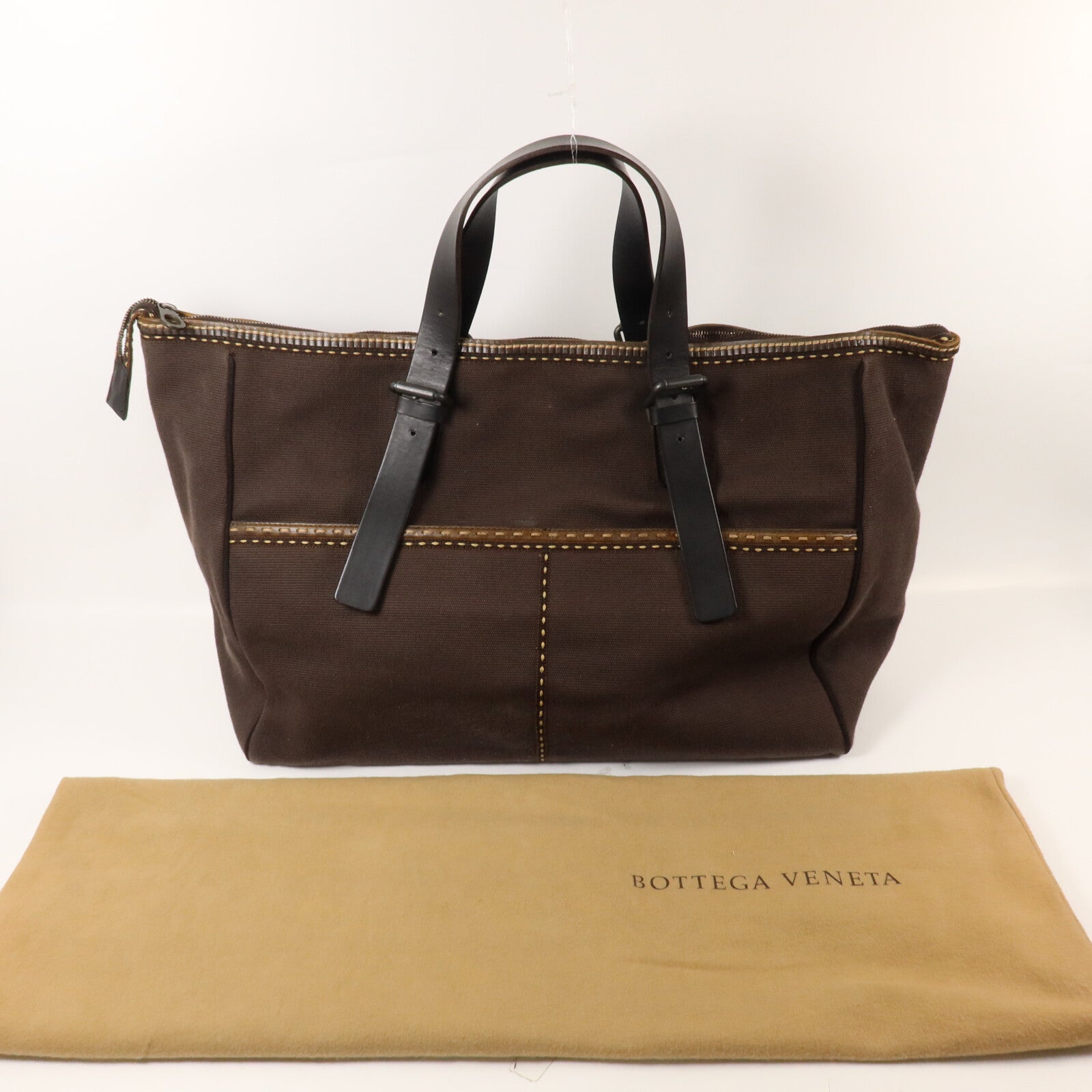 BOTTEGA VENETA 帆布Traveller Bag手挽袋