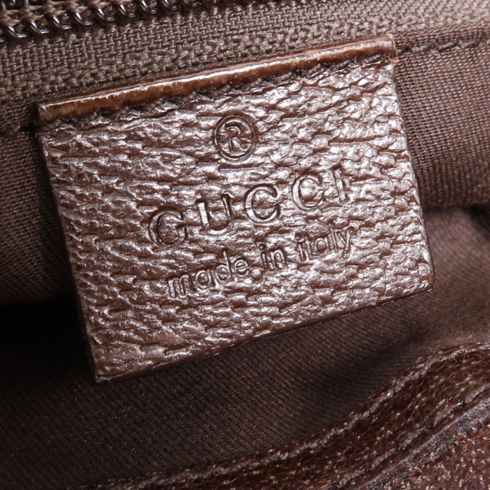 GUCCI 帆布Cross Carry Bag銀扣肩背袋