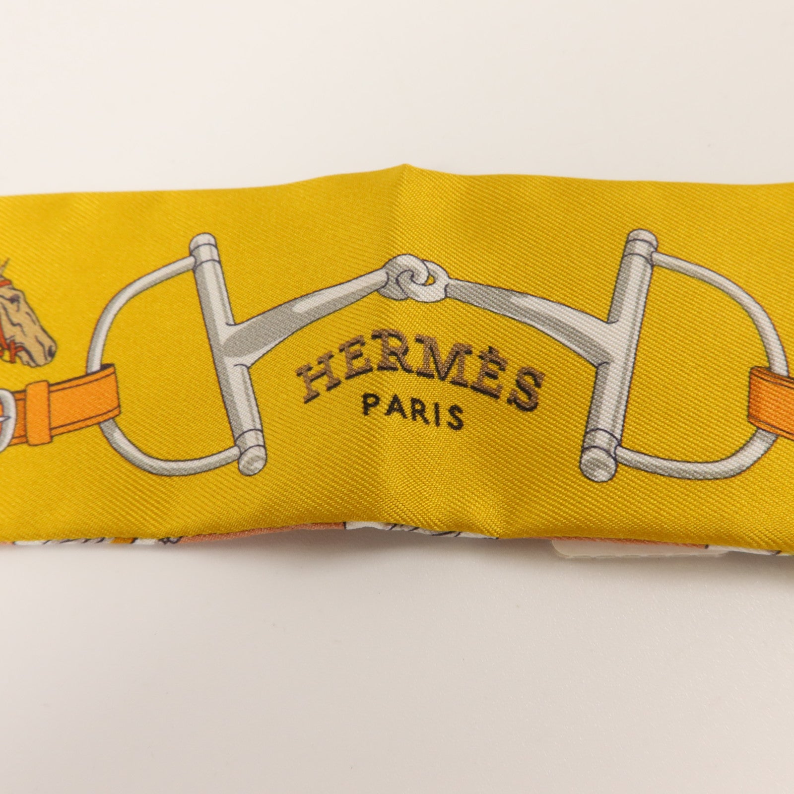 HERMES 絲質Twilly絲巾