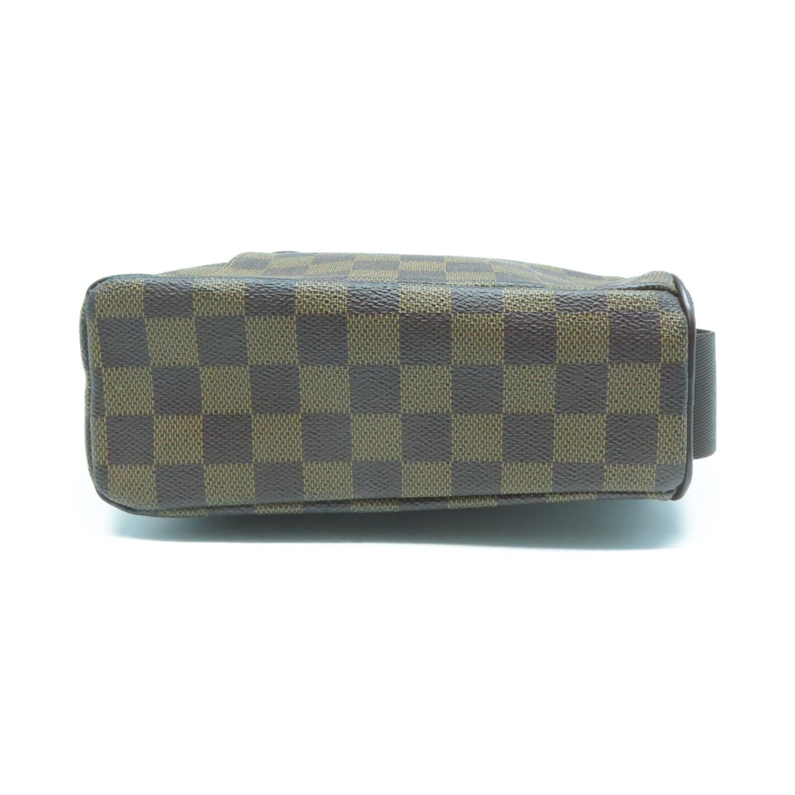 LOUIS VUITTON 【激減優惠】Damier Ebene Olav PM金扣肩背袋啡色