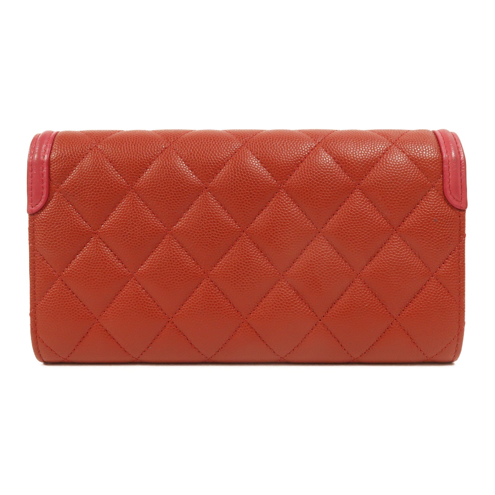 CHANEL 牛皮皮革CC Filigree Flap Wallet長錢包