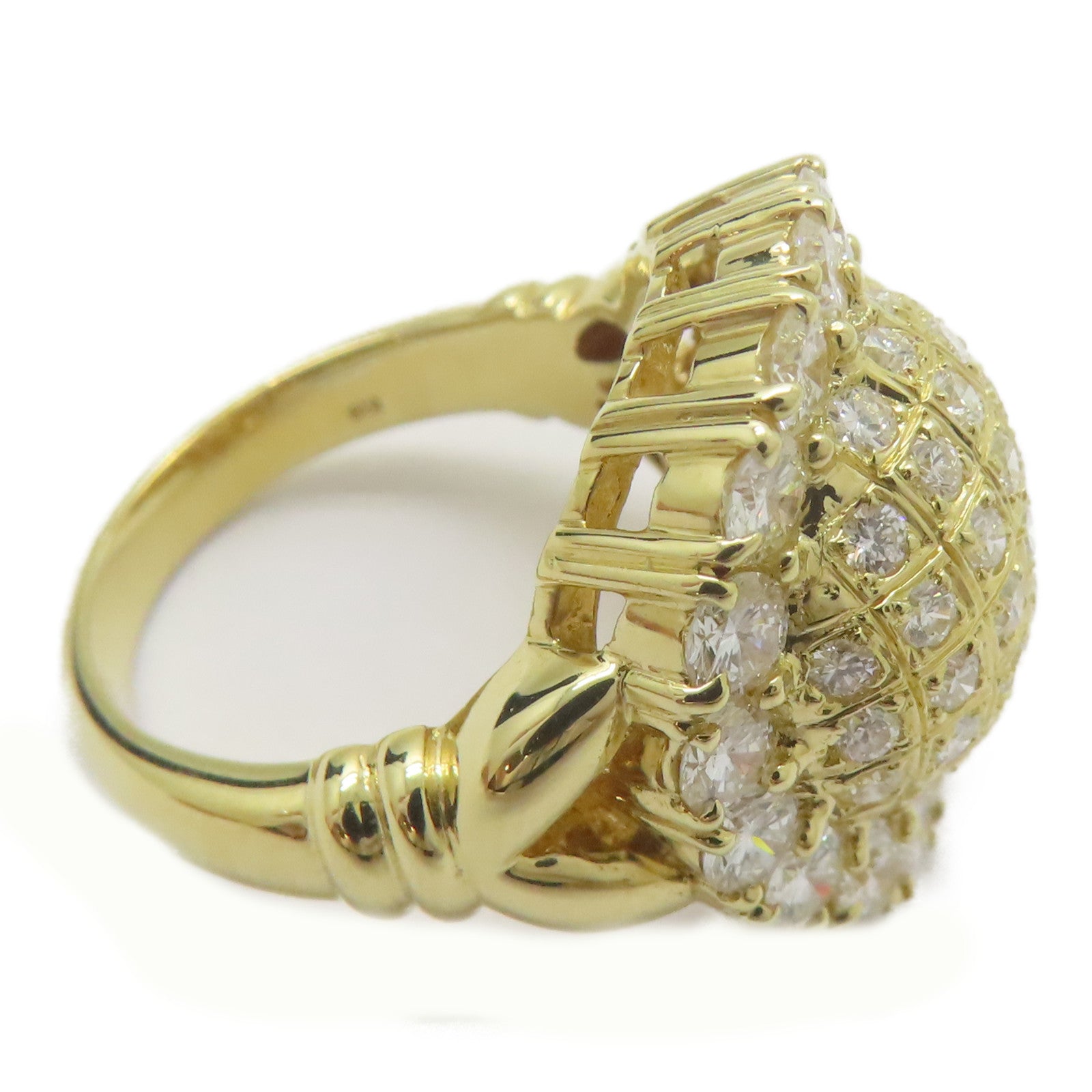 JEWELRY 【激減優惠】18K黃金Diamond Ring 2.63ct鑽石戒指US#6.75