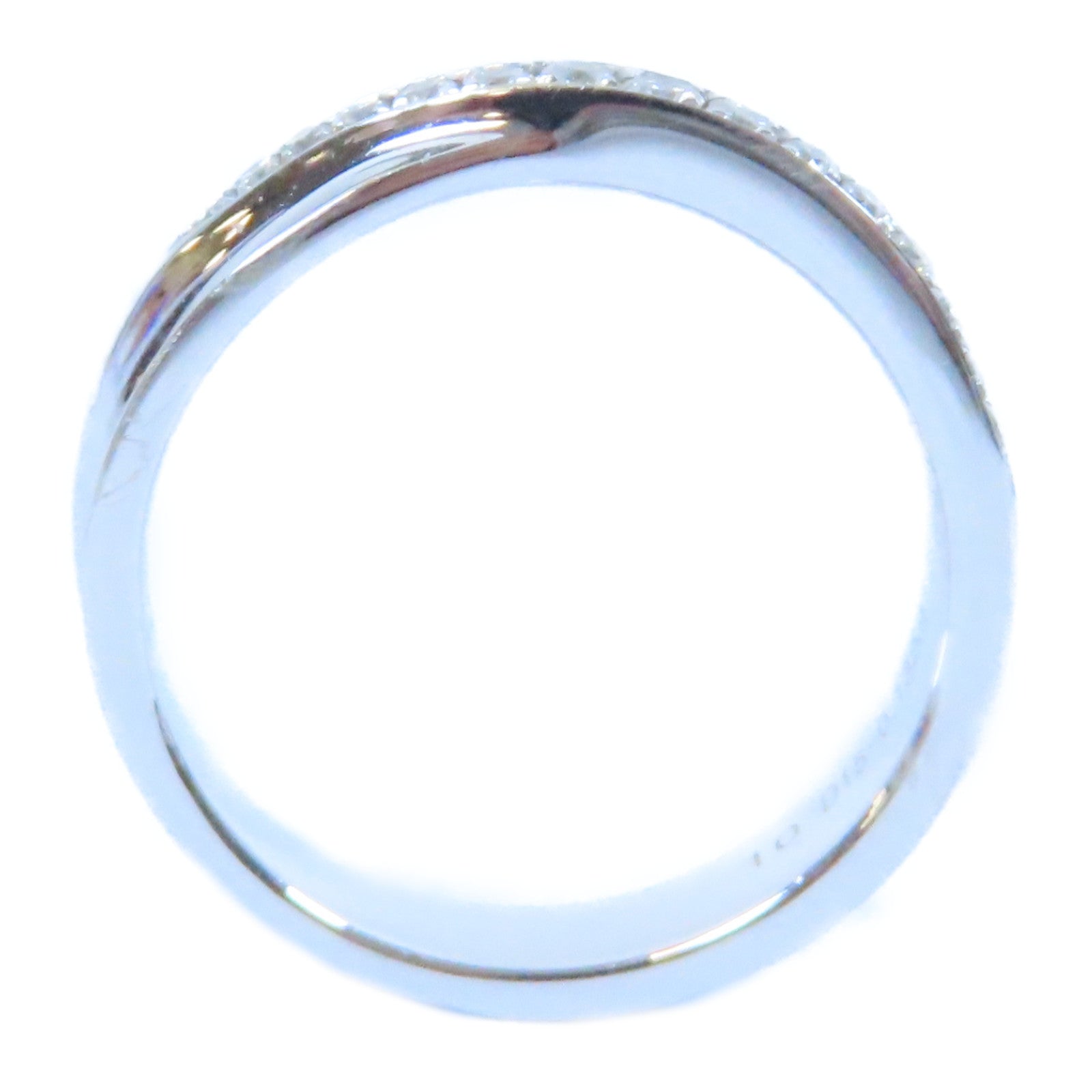 JEWELRY **【激減優惠】18K白金Diamond Ring 0.132ct鑽石戒指US#4.75