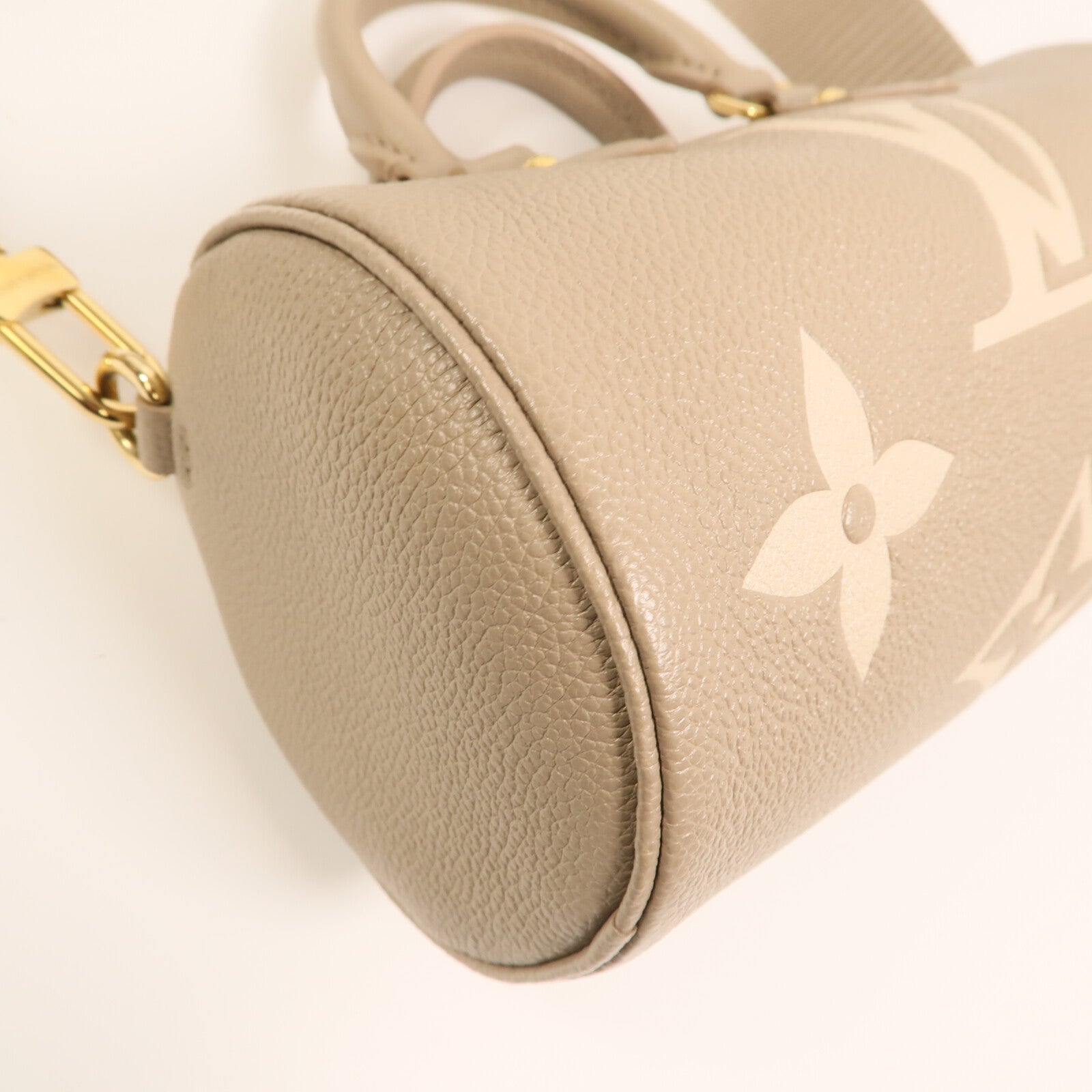 LOUIS VUITTON 【激減優惠】Monogram Empreinte Papillon BB金扣手挽肩背兩用袋