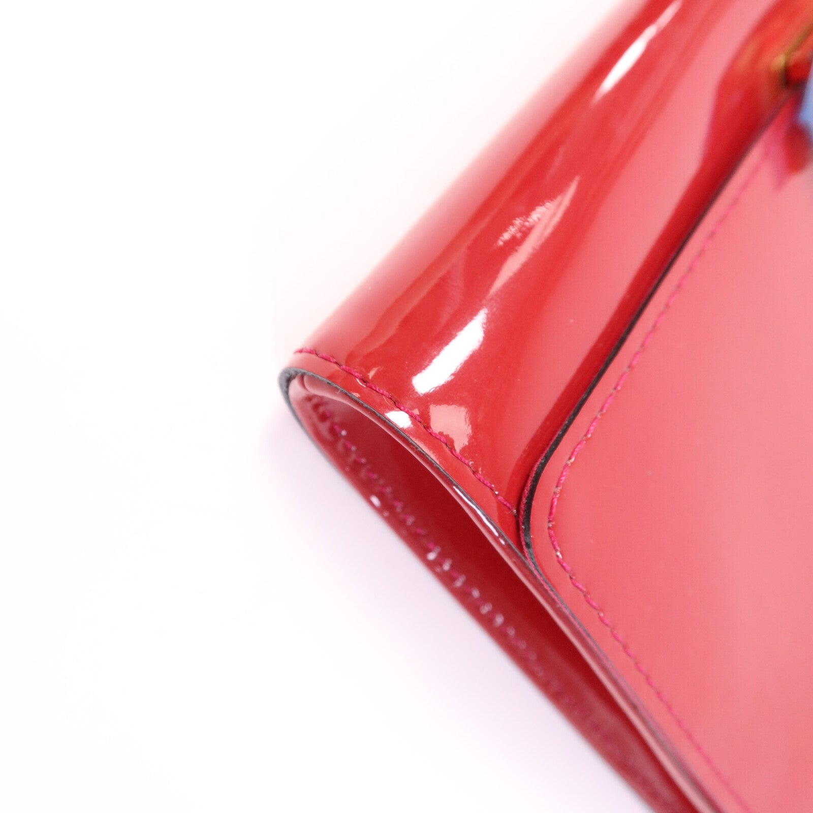 LOUIS VUITTON Monogram Vernis Louise EW金扣手拿包